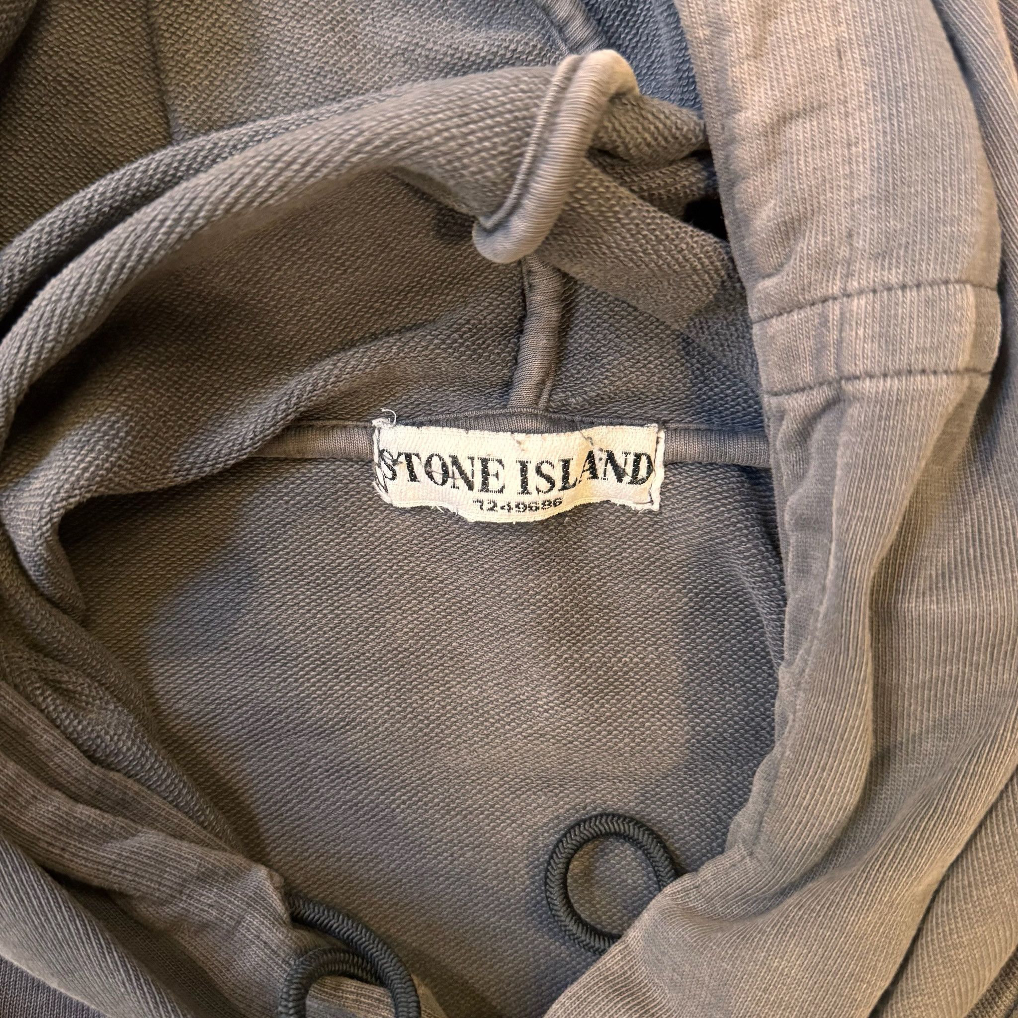 Stone Island Stone Island Hooded Sweatshirt Grey Size US XL / EU 56 / 4 - 6 Thumbnail