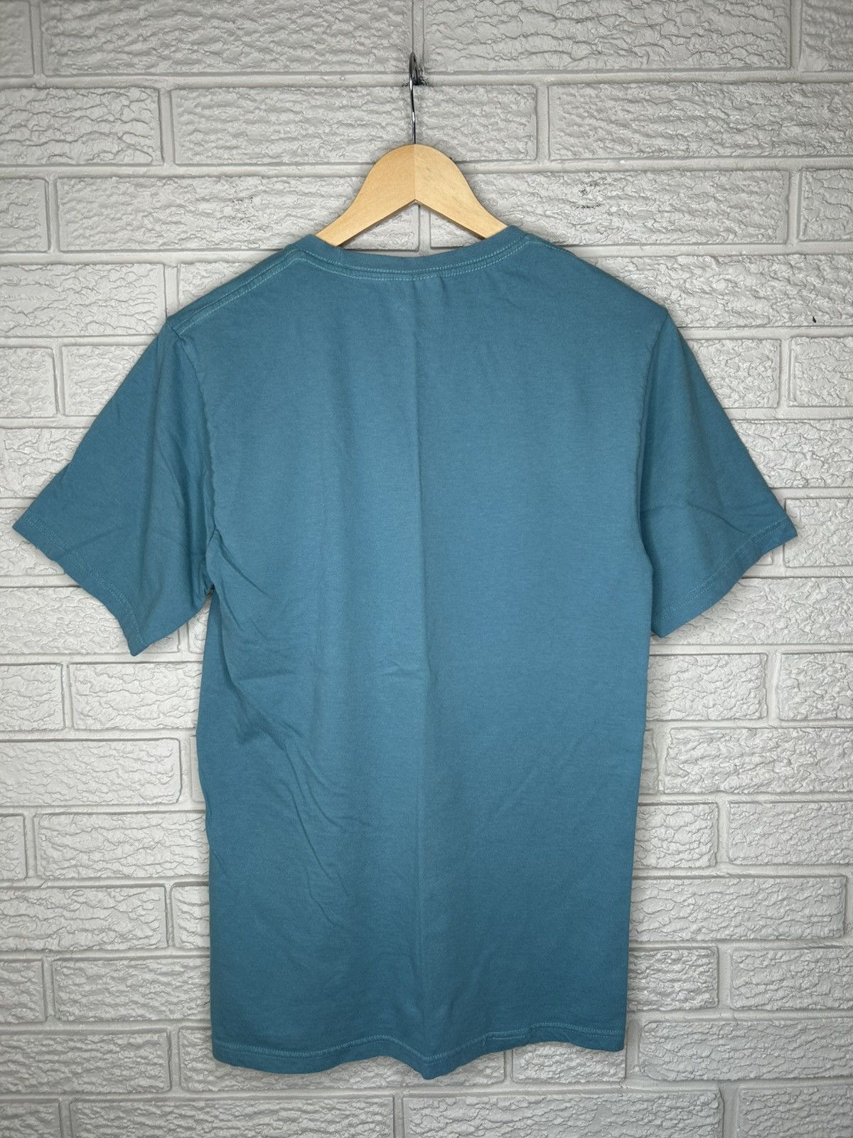 Stussy Stussy Script Logo Teal T Shirt Size US S / EU 44-46 / 1 - 3 Thumbnail