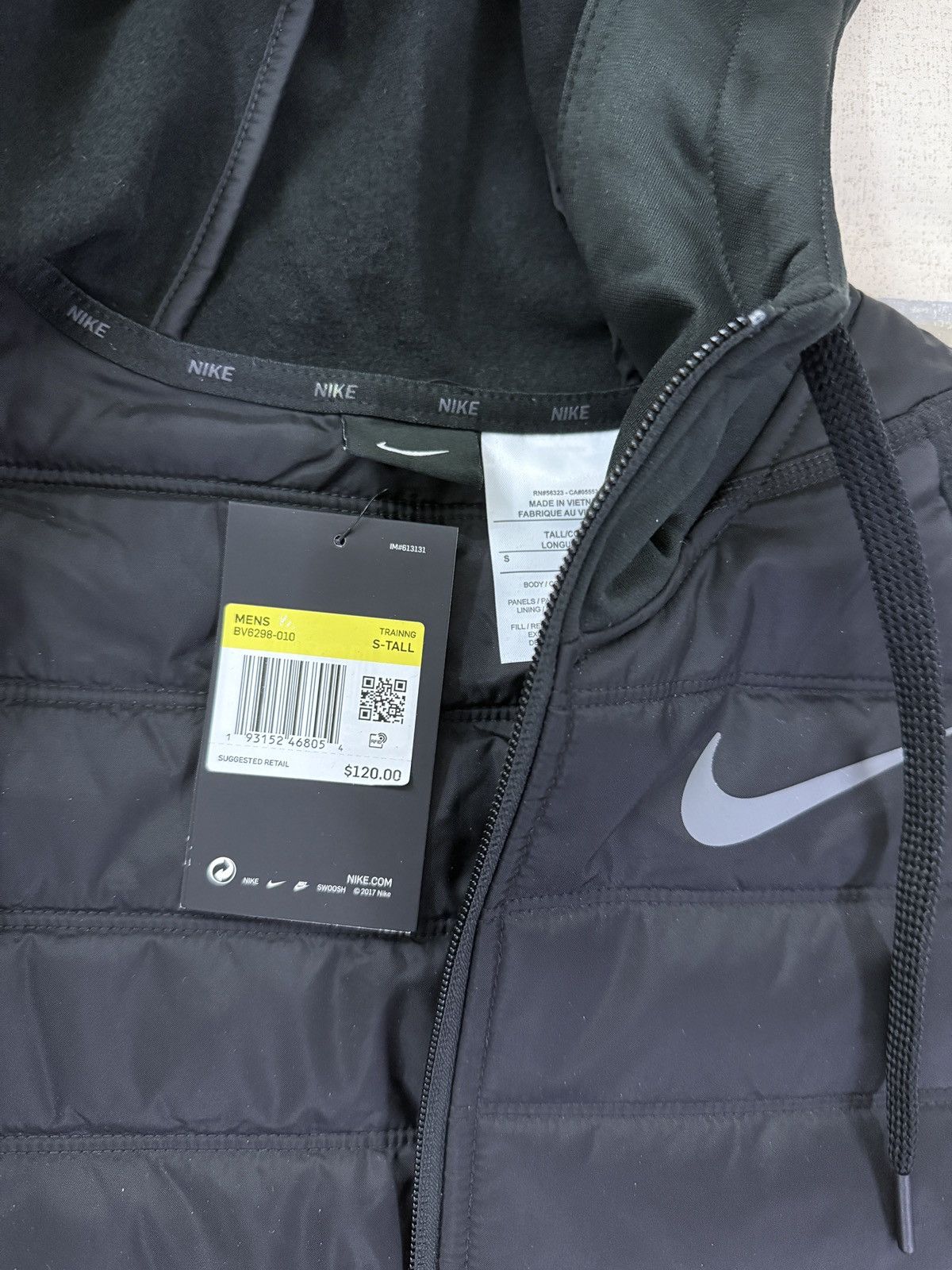 Nike Nike Therma Training Jacket Men’s Sz S-Tall Quilted Jacket Size US S / EU 44-46 / 1 - 8 Thumbnail