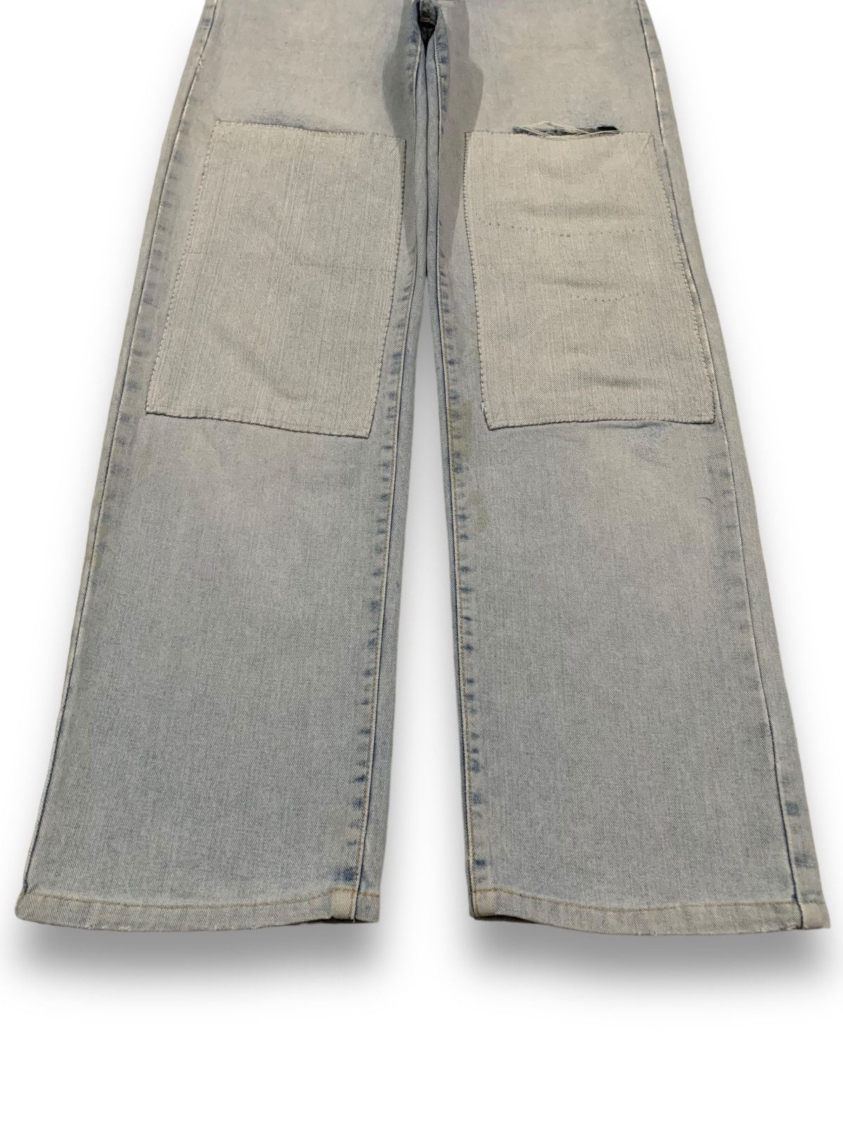 Edwin Vintage Y2K Edwin Double Knee Baggy Distressed Jeans Size US 30 / EU 46 - 8 Thumbnail