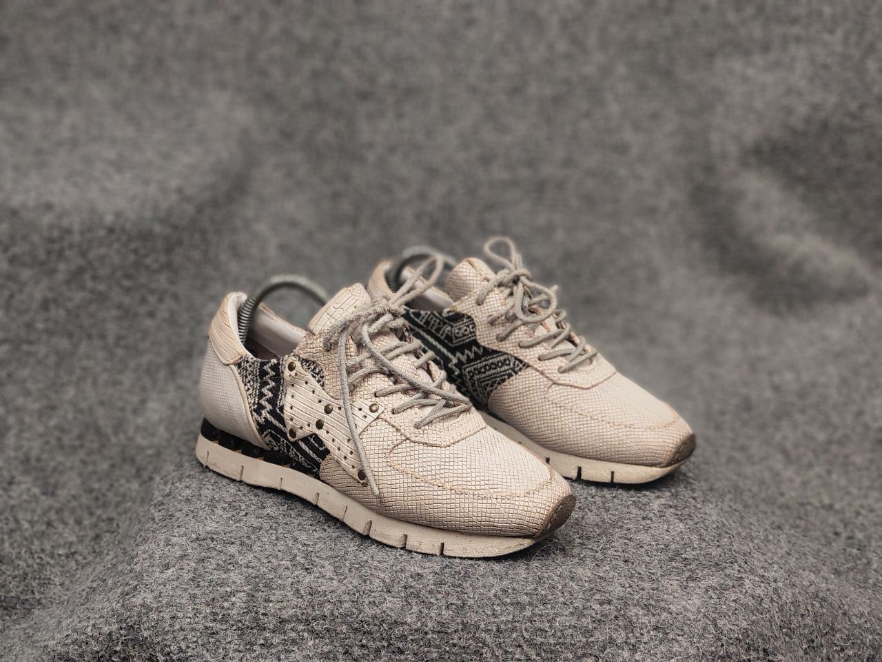 A.S.98 A.S.98 Design Sand leather Logo classic Sneakers Shoes Size US 8 / IT 38 - 6 Thumbnail