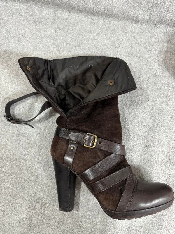Stuart Weitzman Stuart Weitzman Wraparound Leather Suede Strap Boots 38 Size US 7.5 / IT 37.5 - 11 Thumbnail