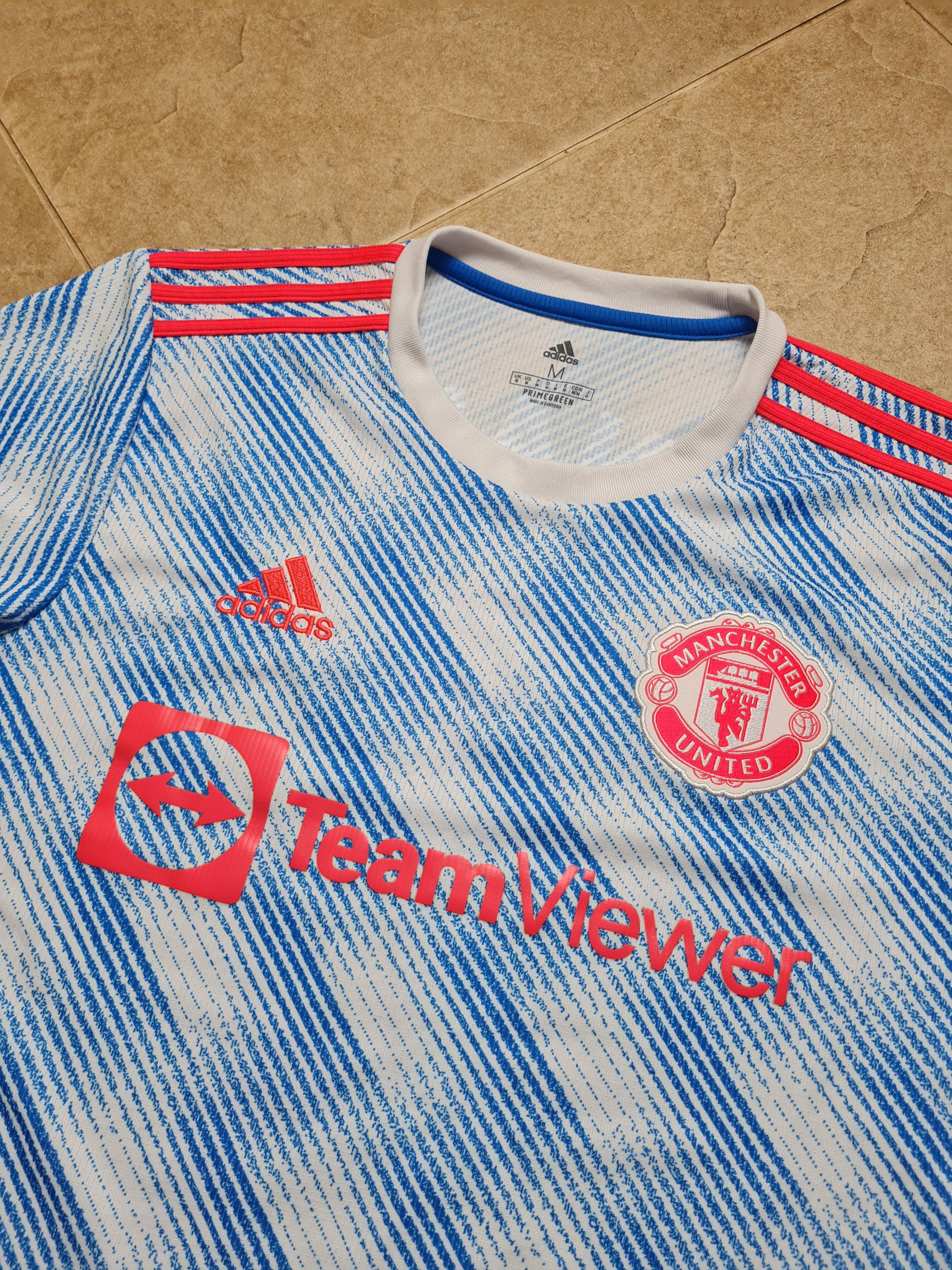 Adidas NWT Adidas Manchester United Kit Soccer Jersey Ronaldo # 7 Size US M / EU 48-50 / 2 - 8 Thumbnail