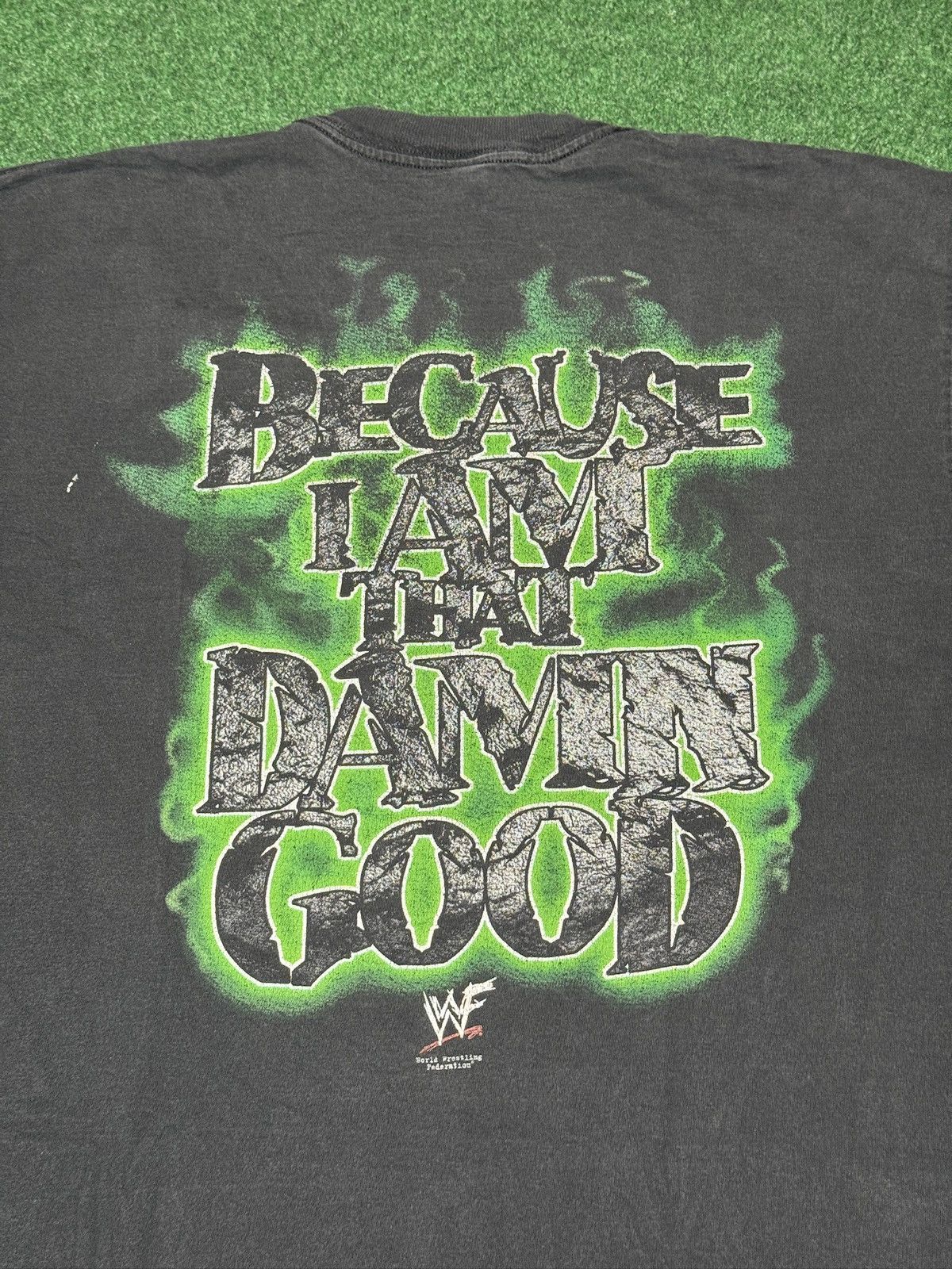Vintage Triple H Flame WWF I Am The Game XL RARE T Shirt