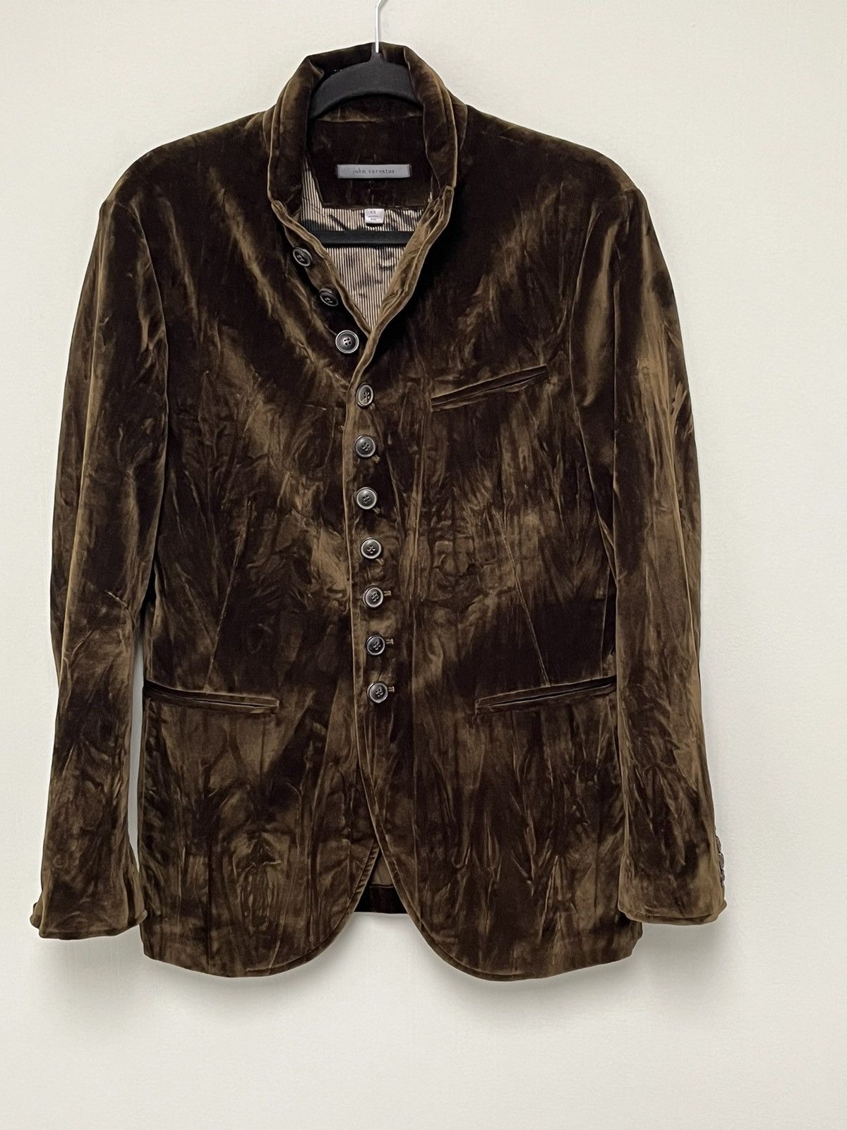 John Varvatos Crushed velvet Multibutton jacket 48 Size US M / EU 48-50 / 2 - 9 Thumbnail