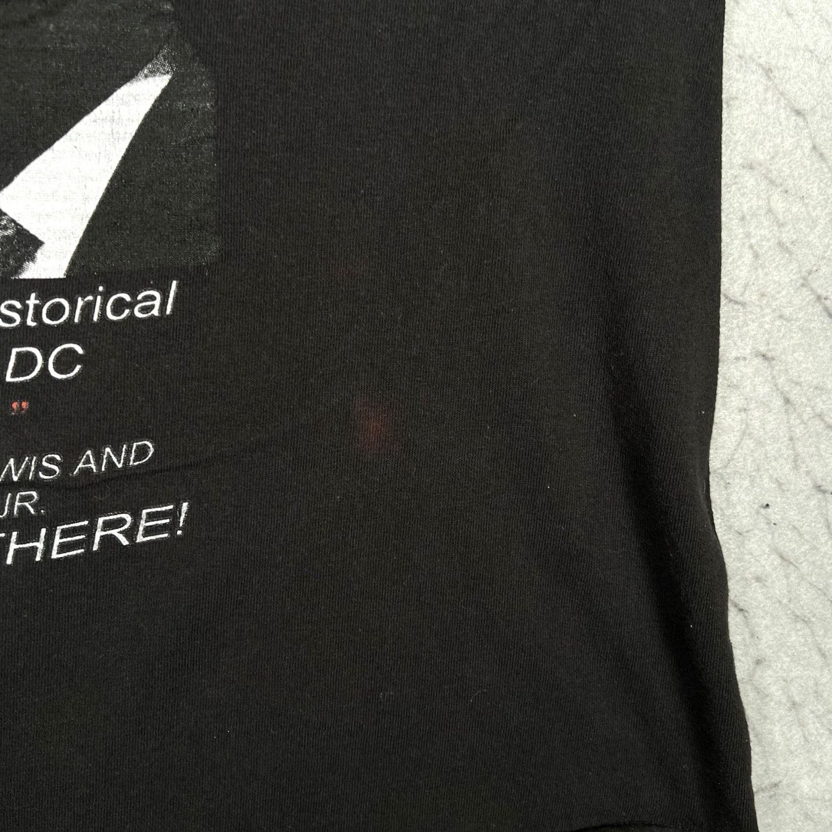 Delta A1 The Commitment March BLM Knee Of Our Necks T Shirt Adult XL Black Mens Size US XL / EU 56 / 4 - 6 Thumbnail