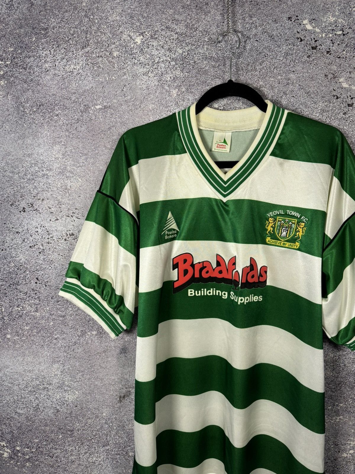 Vintage Vintage Yeovil Town FC 2003/04 Paulas Benara Soccer Jersey Size US XL / EU 56 / 4 - 3 Thumbnail