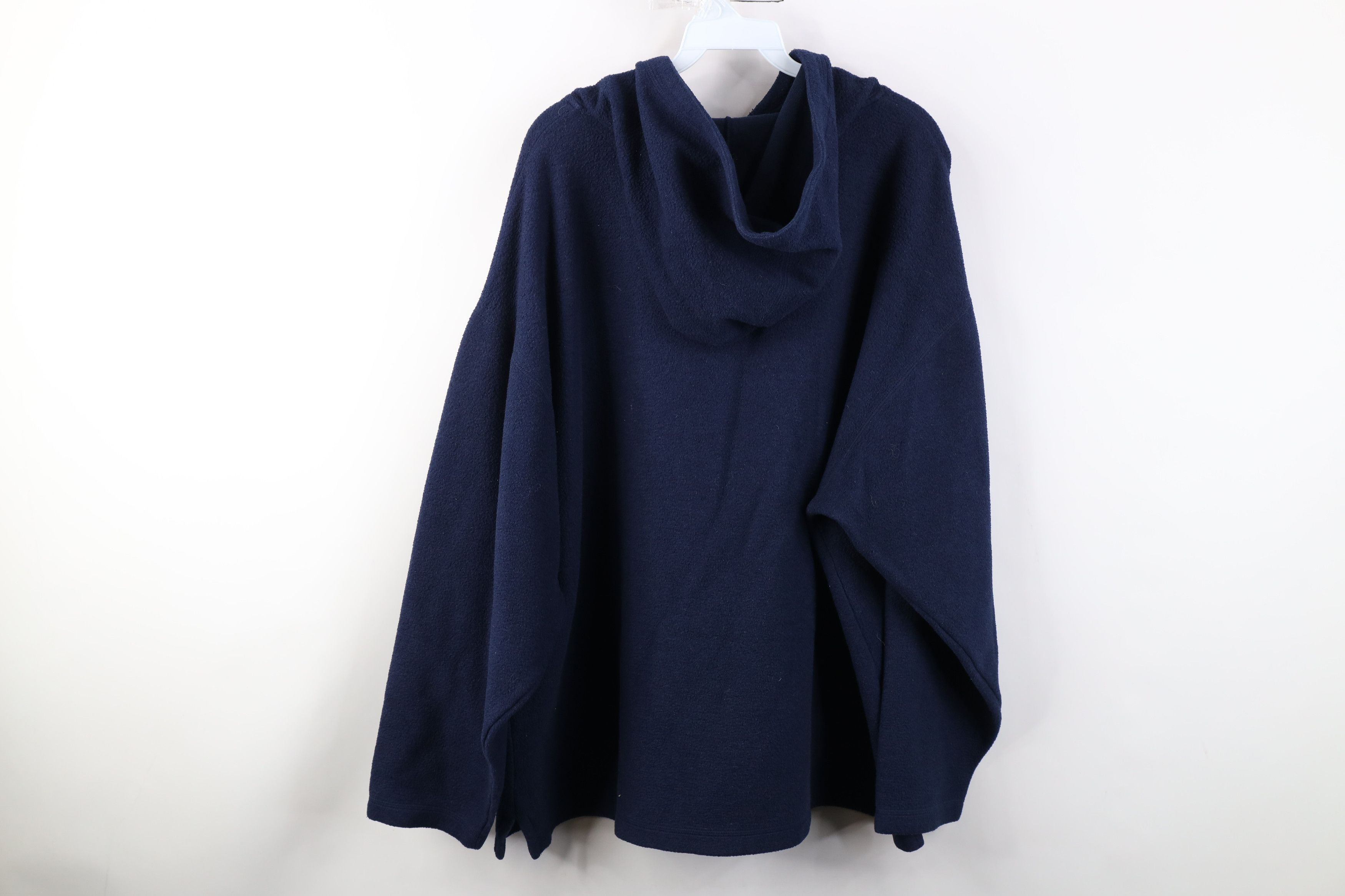 Vintage Vintage 90s Streetwear Michigan Mackinaw Fleece Hoodie Blue Size US XL / EU 56 / 4 - 12 Thumbnail