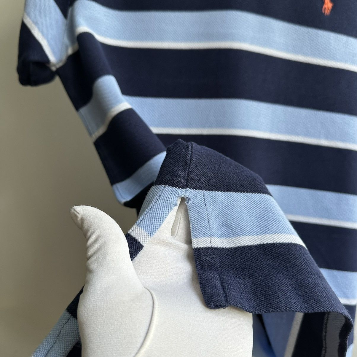 Polo Ralph Lauren Vintage 90s Polo Ralph Lauren Striped Polo Shirt Size US L / EU 52-54 / 3 - 10 Thumbnail