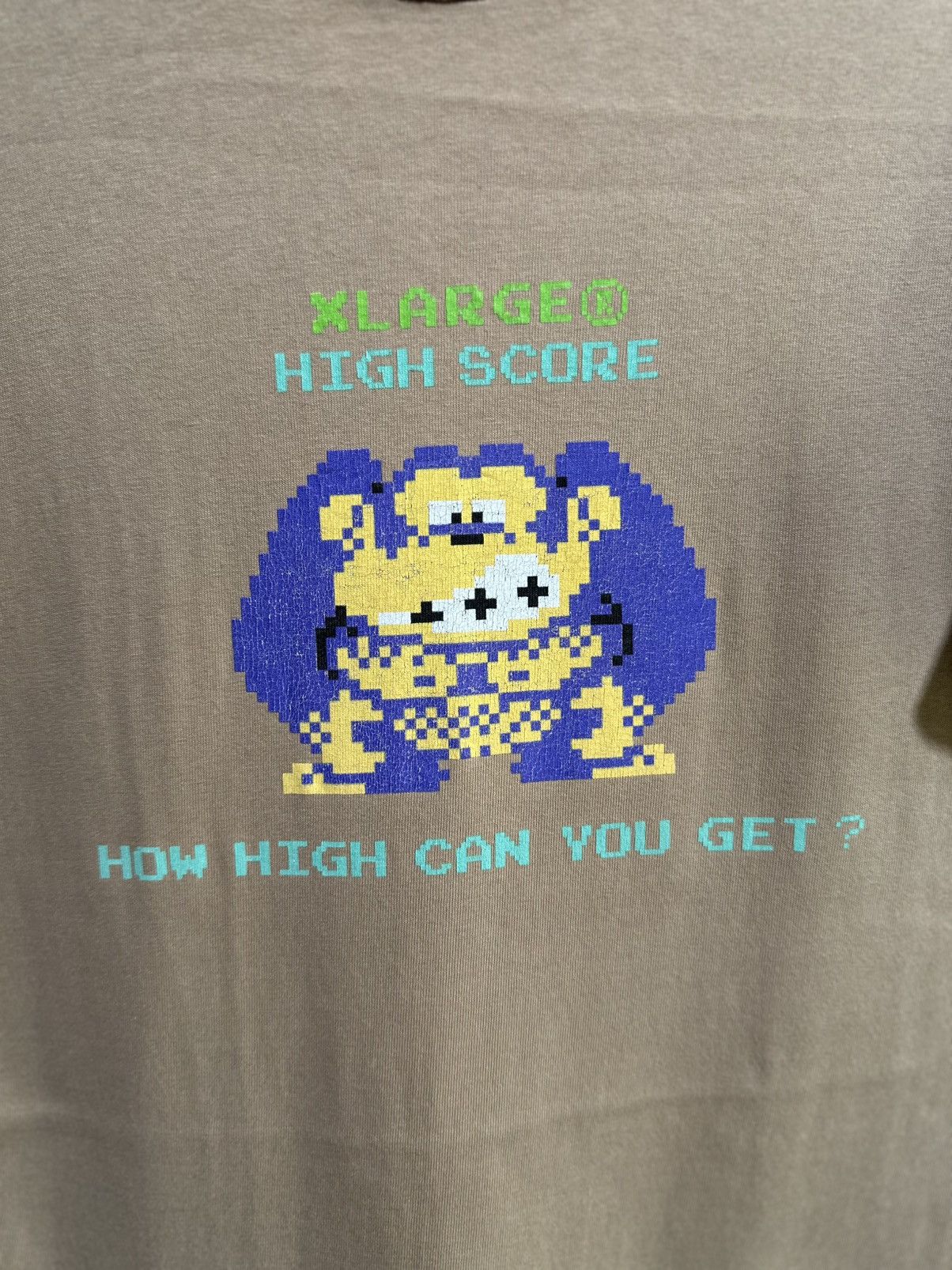 X-LARGE Thrashed Vintage XLarge Lego High Score Distress Tee Size US M / EU 48-50 / 2 - 2 Thumbnail