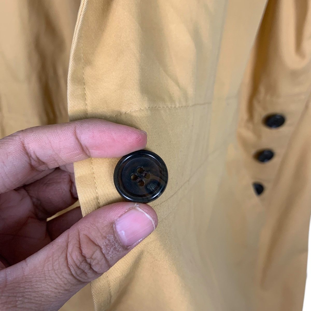 Calvin Klein CALVIN KLEIN Yellow Overcoat Jacket #2325-C104 Size US L / EU 52-54 / 3 - 15 Thumbnail