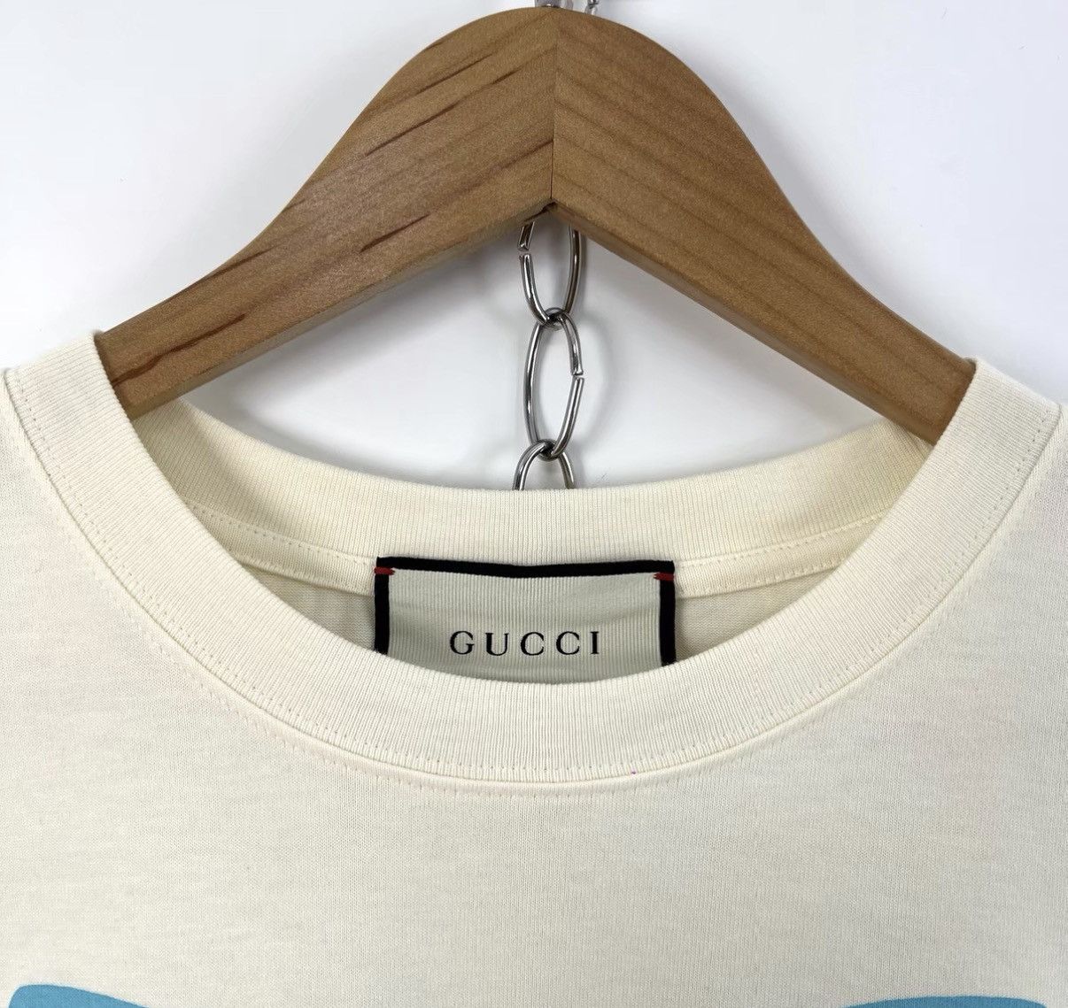 Gucci Gucci White Cat Mask Print T-shirt K12 Size US S / EU 44-46 / 1 - 3 Thumbnail
