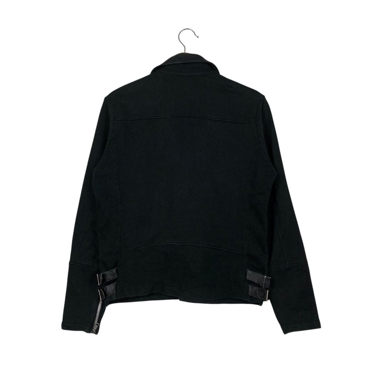 Japanese Brand 🔥VINTAGE CROPPED BIKER JACKET SHIPS DOUBLE COLLAR BONDAGE Size US S / EU 44-46 / 1 - 10 Thumbnail