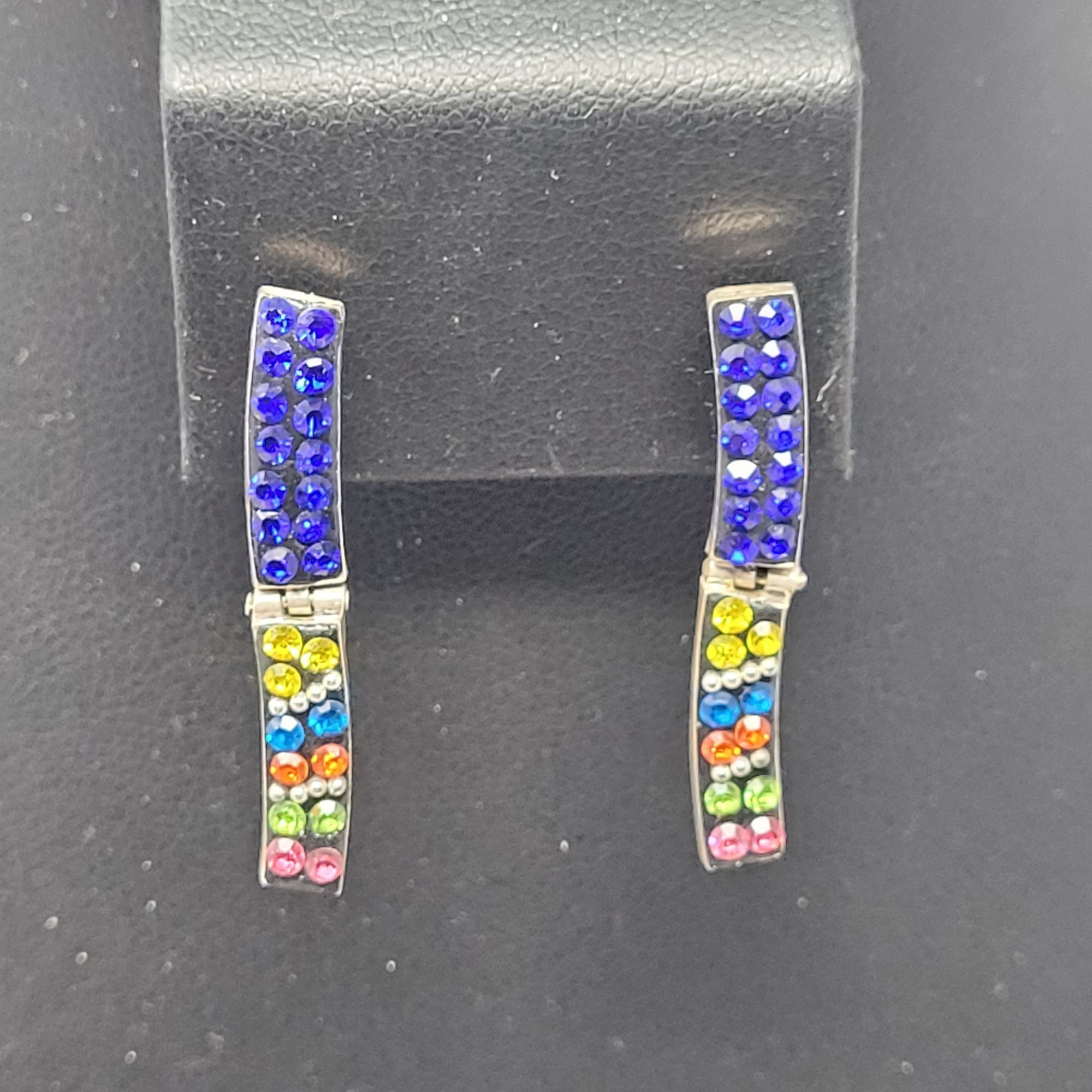Handmade Artisan 925 Sterling Silver Multicolor Micro Mosaic Choker N Size ONE SIZE - 2 Thumbnail
