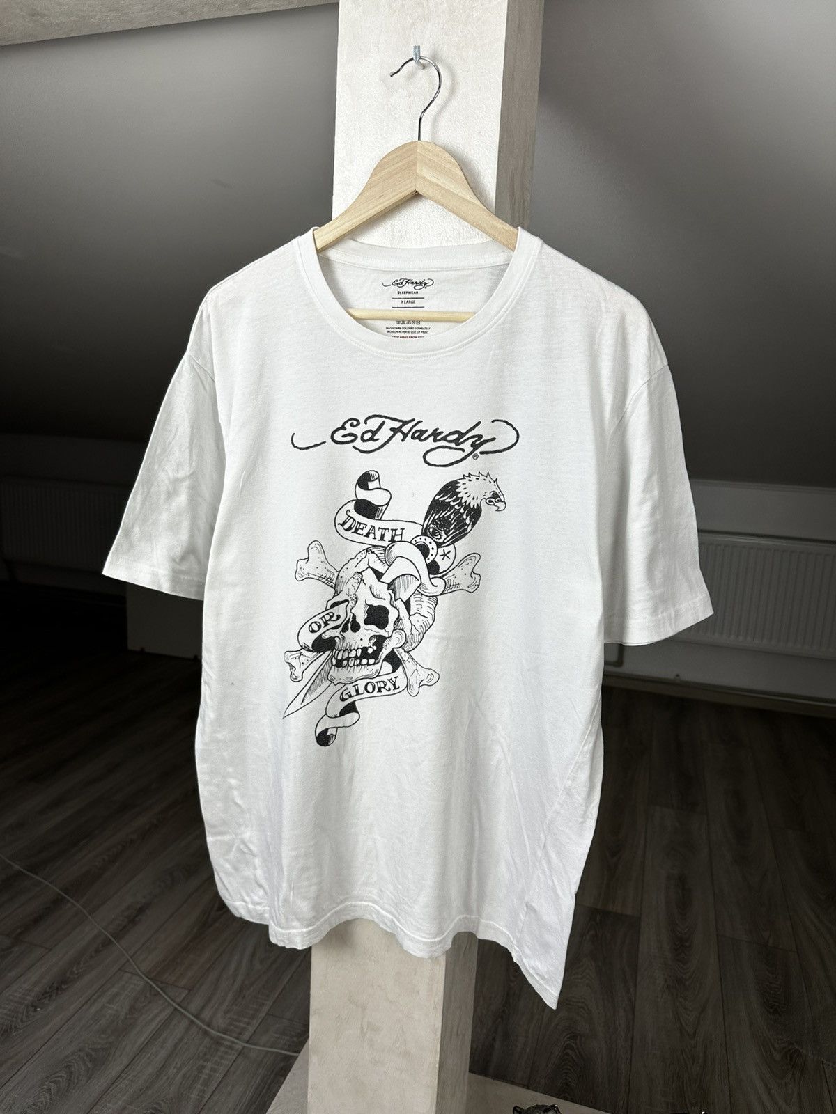 Ed Hardy Ed Hardy Vintage Skull Tee Size US XL / EU 56 / 4 - 1 Thumbnail
