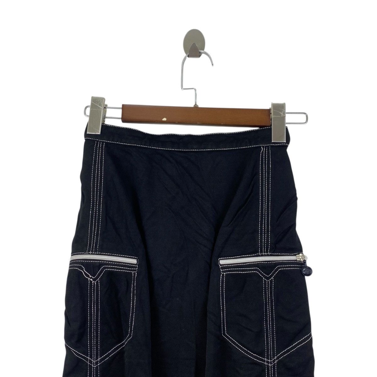Versace GIANNI VERSACE Couture Skirt Medusa Zipp Logo Size 38 Size 38" / US 16 / IT 52 - 2 Thumbnail