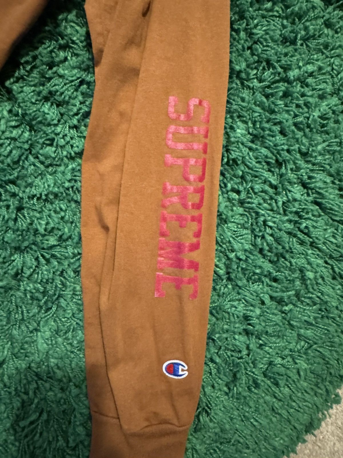 Champion × Supreme Supreme Champion Stacked C L/S Tee Size US M / EU 48-50 / 2 - 2 Thumbnail