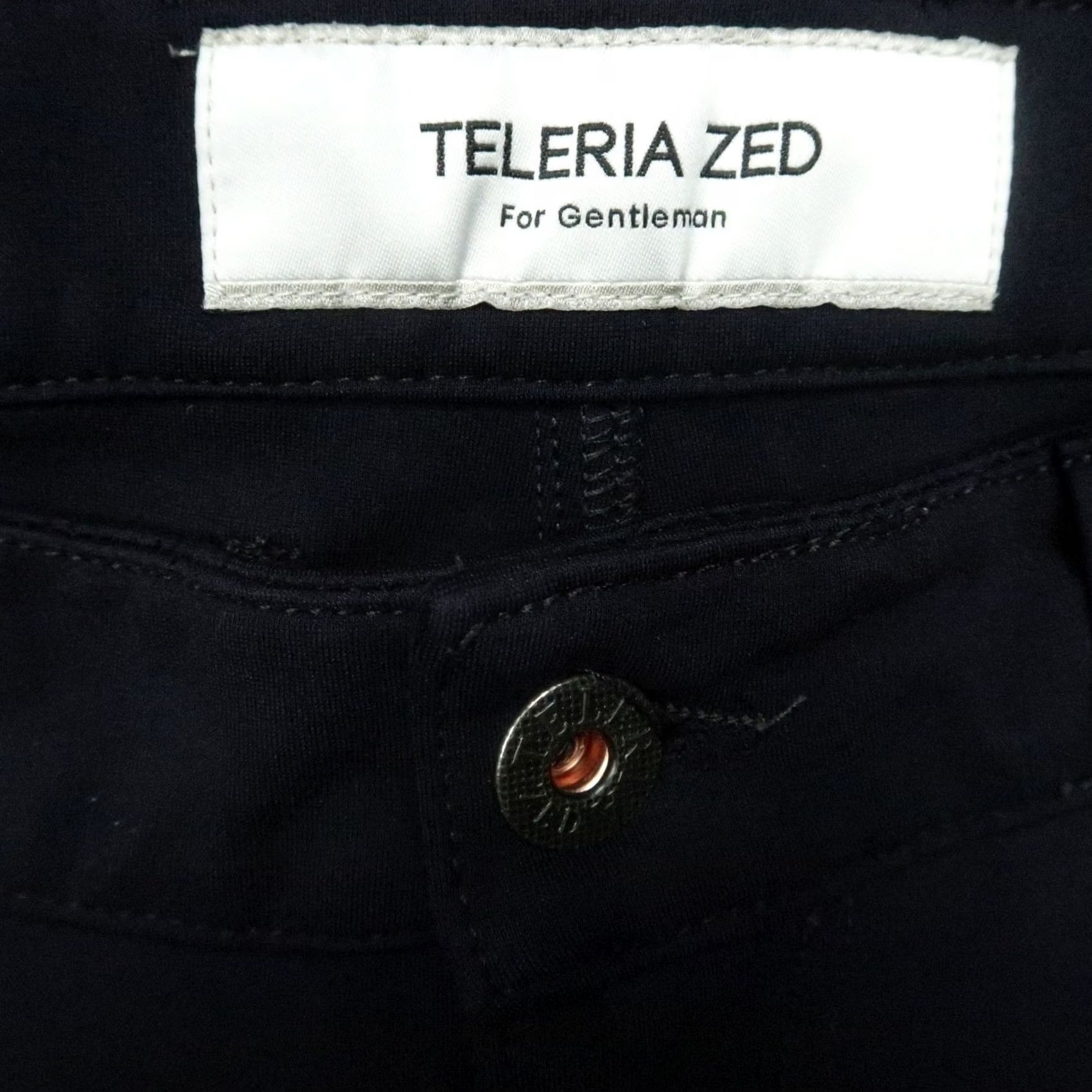 Vintage Teleria Zed Pants Mens 35x26 Blue COBRA 17 A Indigozed Stretch 5 Pocket Italy Size US 35 - 4 Thumbnail