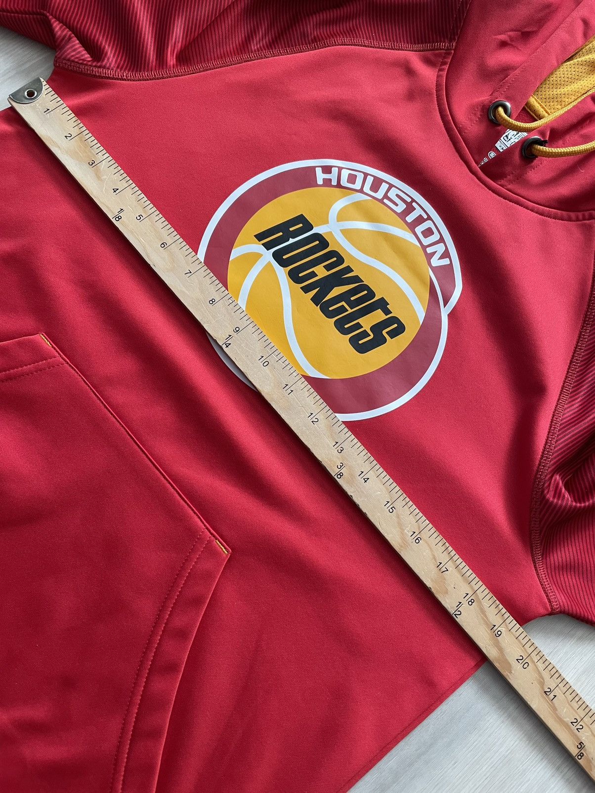 Mitchell & Ness Houston Rockets NBA Hardwood Classics Majestic Hoodie Sz S Size US S / EU 44-46 / 1 - 5 Thumbnail
