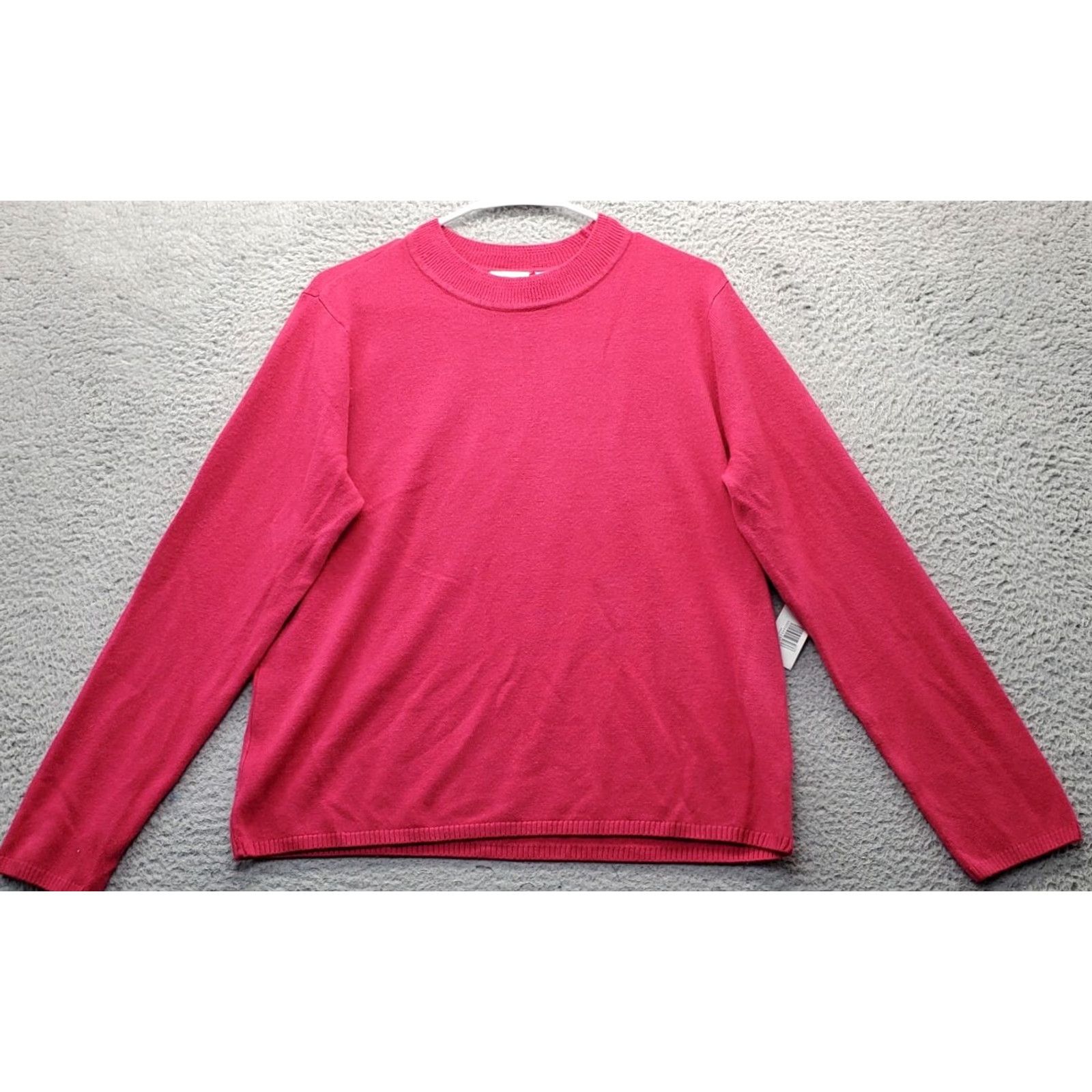Vintage Kim Rogers Signature Cashmalon Sweater Women Size XL Pink Crew Neck Long Sleeve Size XL / US 12-14 / IT 48-50 - 2 Thumbnail