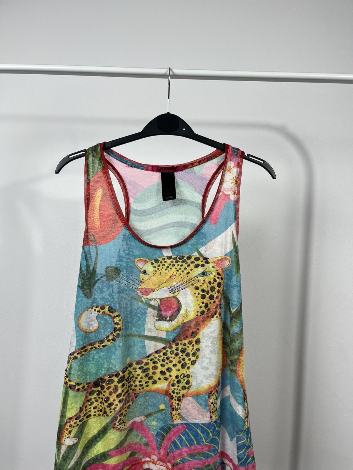 Custo Barcelona Custo Barcelona Leopard Print Tank Top Size M Size M / US 6-8 / IT 42-44 - 2 Thumbnail