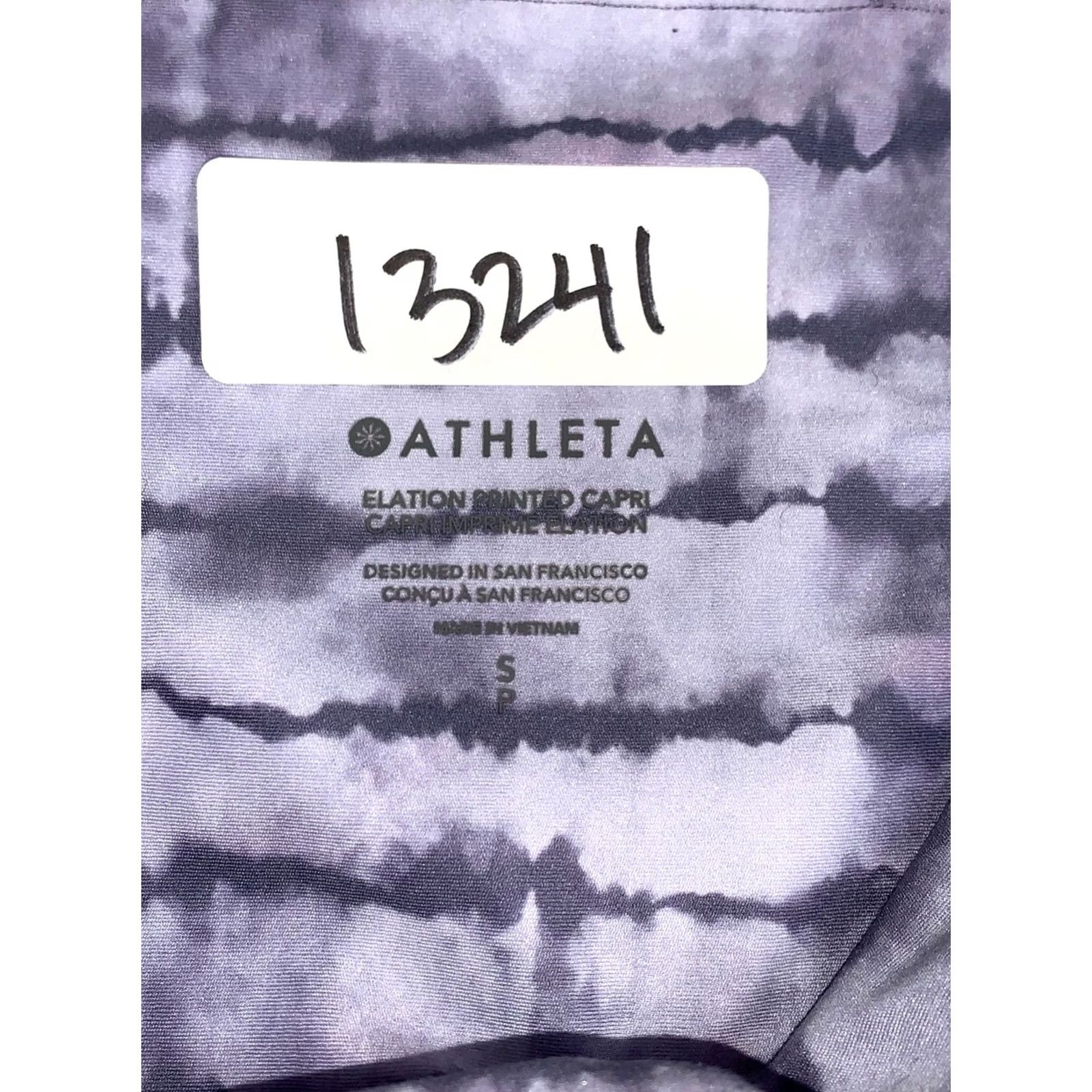 Athleta Athleta Leggings Capri Printed Elation Purple Women S Athletic Activewear 13241 Size 28" / US 6 / IT 42 - 2 Thumbnail