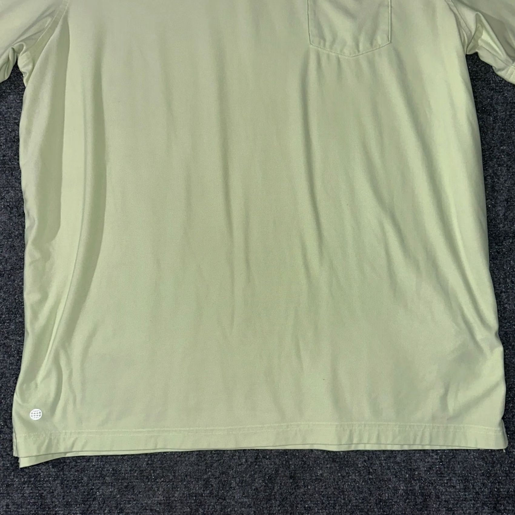 Adidas adidas Golf Polo Shirt Mens Large Green Short Sleeve Split Hem Logo Pocket Shirt Men's Green Polo Adidas Golf Split Hem Logo Pocket Size US L / EU 52-54 / 3 - 2 Thumbnail