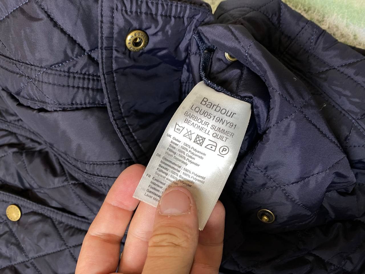 Barbour BARBOUR VINTAGE QUILTED QUALITY LIGHT JACKET Size M / US 6-8 / IT 42-44 - 3 Thumbnail