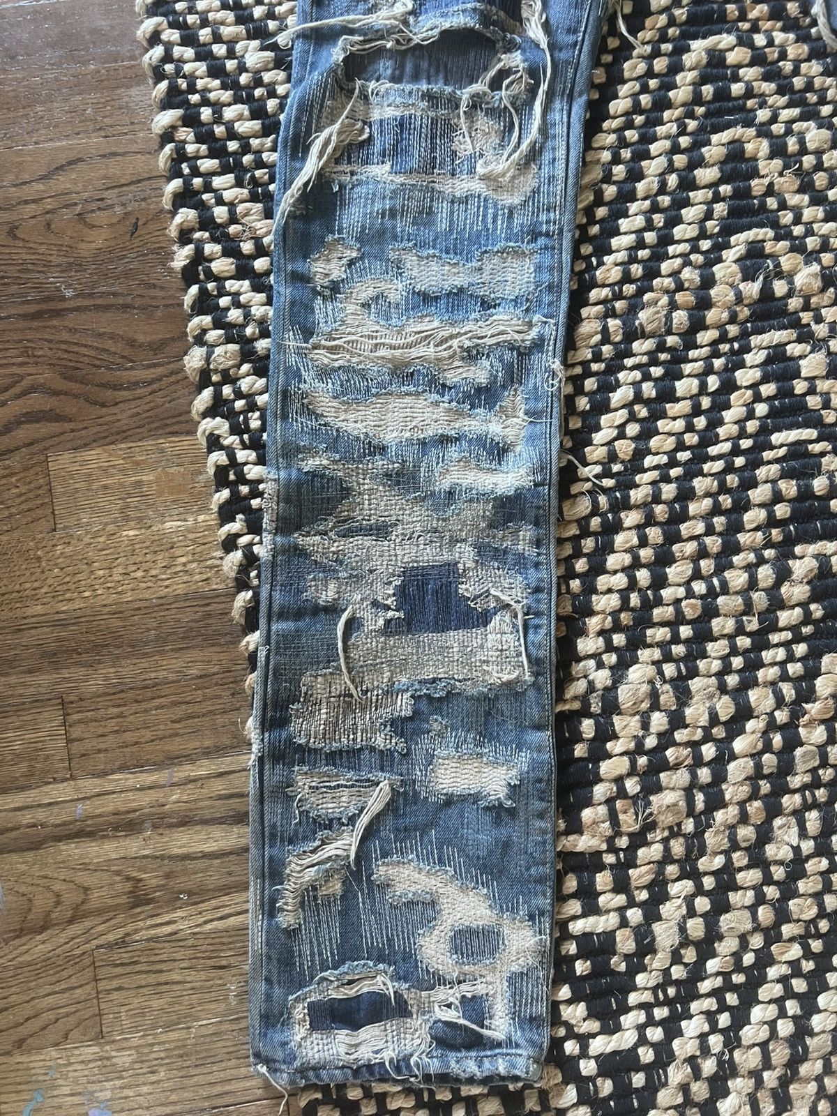 Undercover Undercover AW05 “Arts & Crafts” Blue 85 Denim Size US 31 - 4 Thumbnail