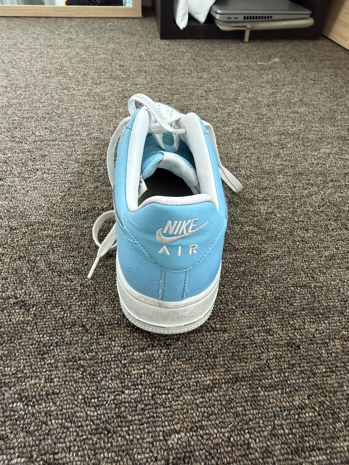 Nike Nike Air Force One Carolina Blue Size US 10 / EU 43 - 10 Thumbnail