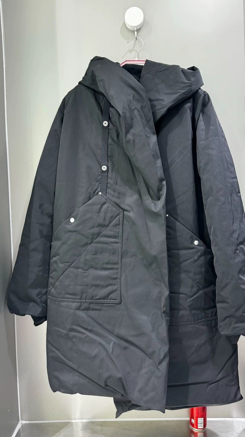 Rick Owens Rick Owens Long quilted down jacket thick style-2506 Size US L / EU 52-54 / 3 - 4 Thumbnail