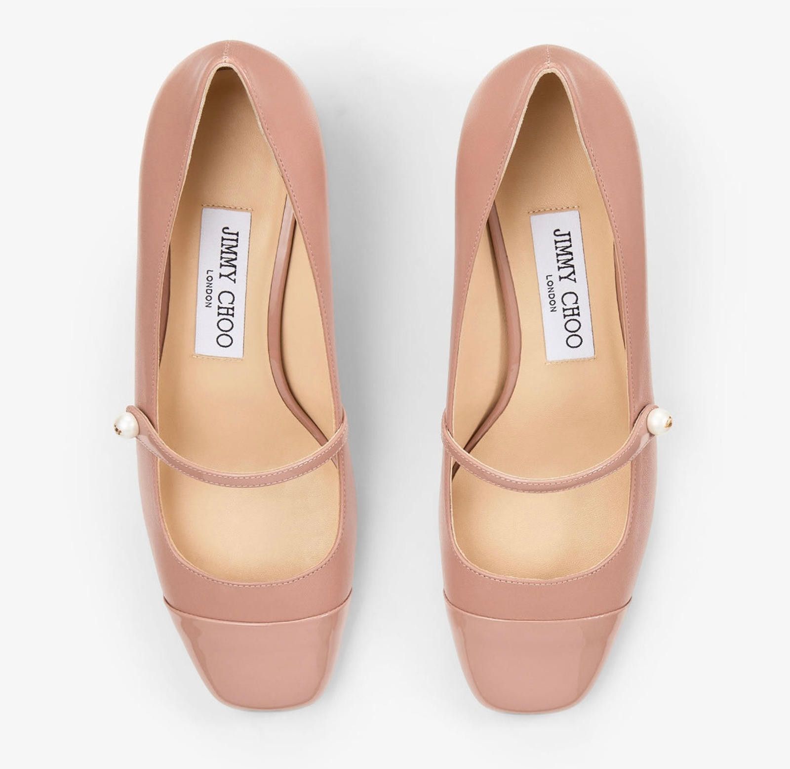 Jimmy Choo Jimmy Choo Elisa Leather Pumps Size US 7.5 / IT 37.5 - 3 Thumbnail
