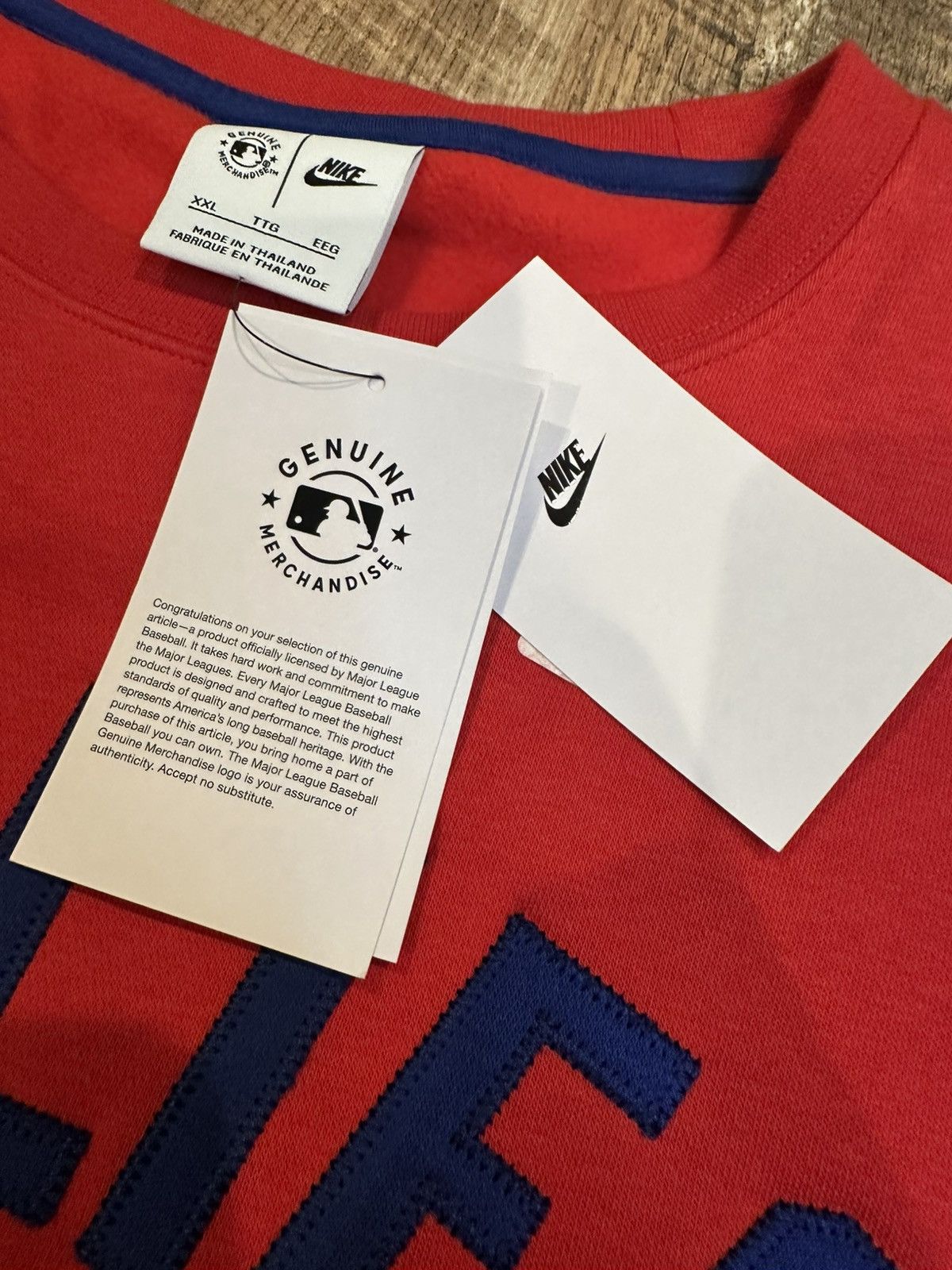 Nike Nike Philadelphia Phillies Red Crewneck Sweatshirt MLB XXL Size US XXL / EU 58 / 5 - 5 Thumbnail