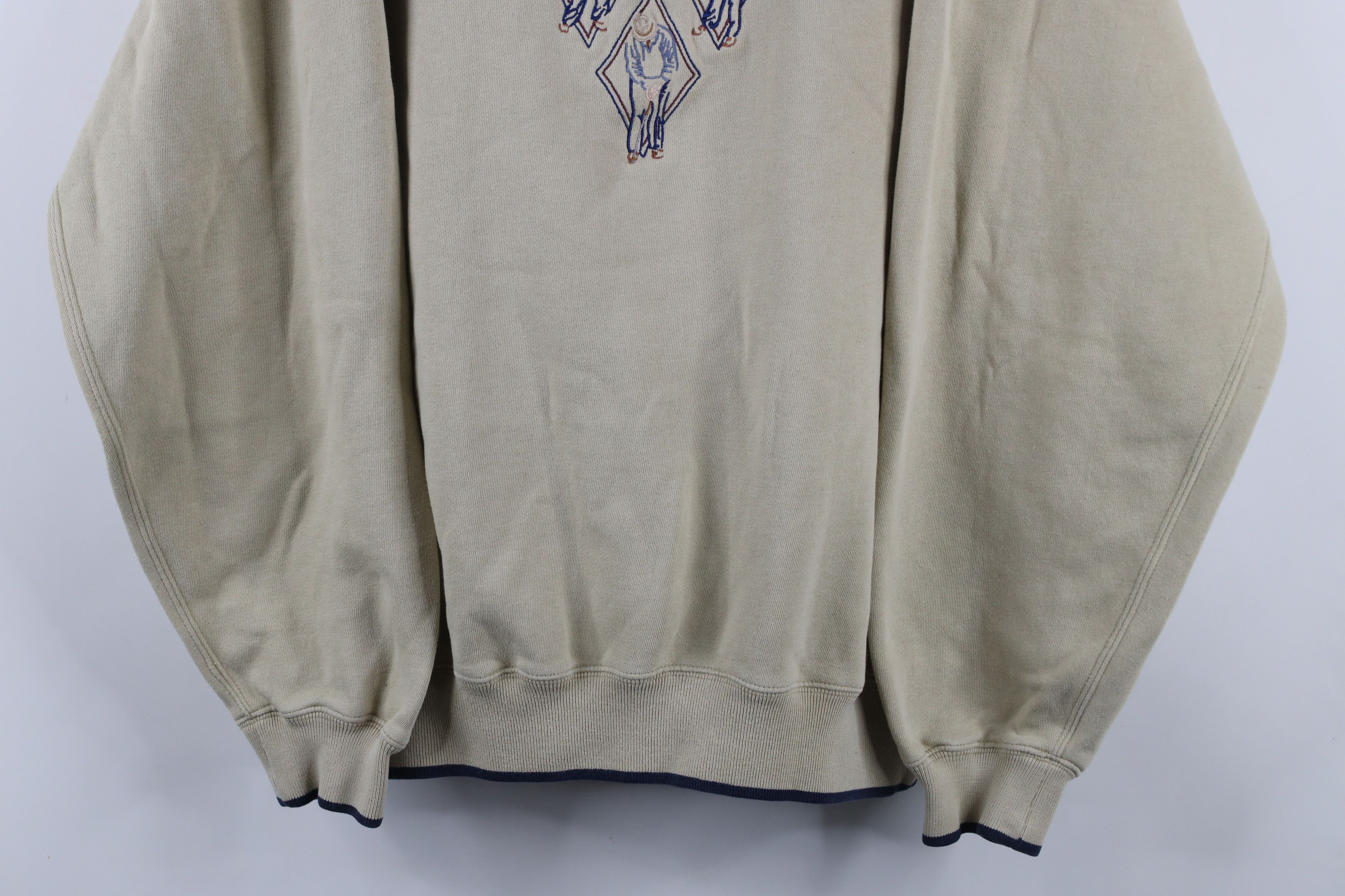 Vintage Vintage 90s Streetwear Diamond Golf Crewneck Sweatshirt Size US L / EU 52-54 / 3 - 3 Thumbnail