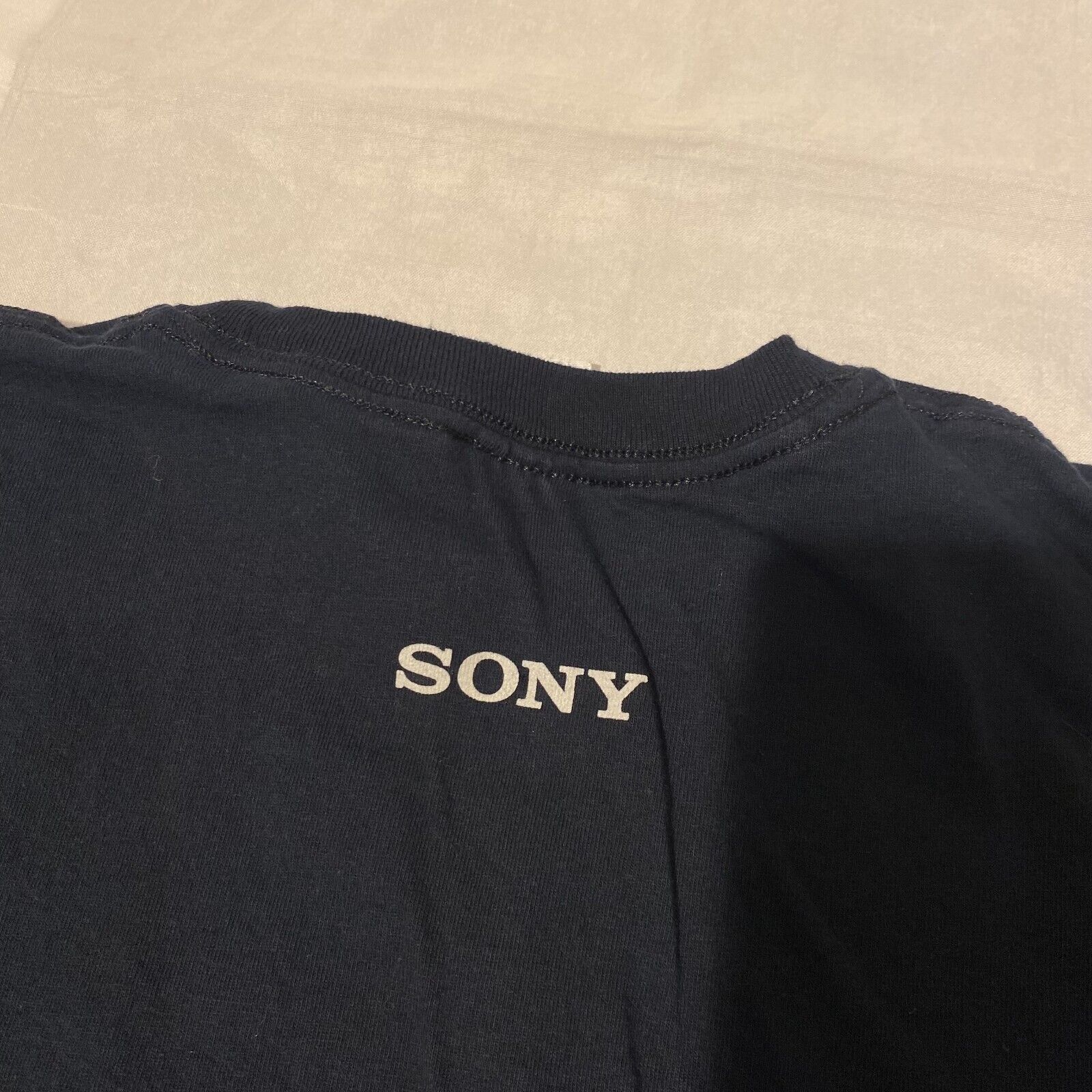 Gildan Sony HDNA PlayStation Video Game Promo Black Graphic Tshirt Size US XL / EU 56 / 4 - 6 Thumbnail