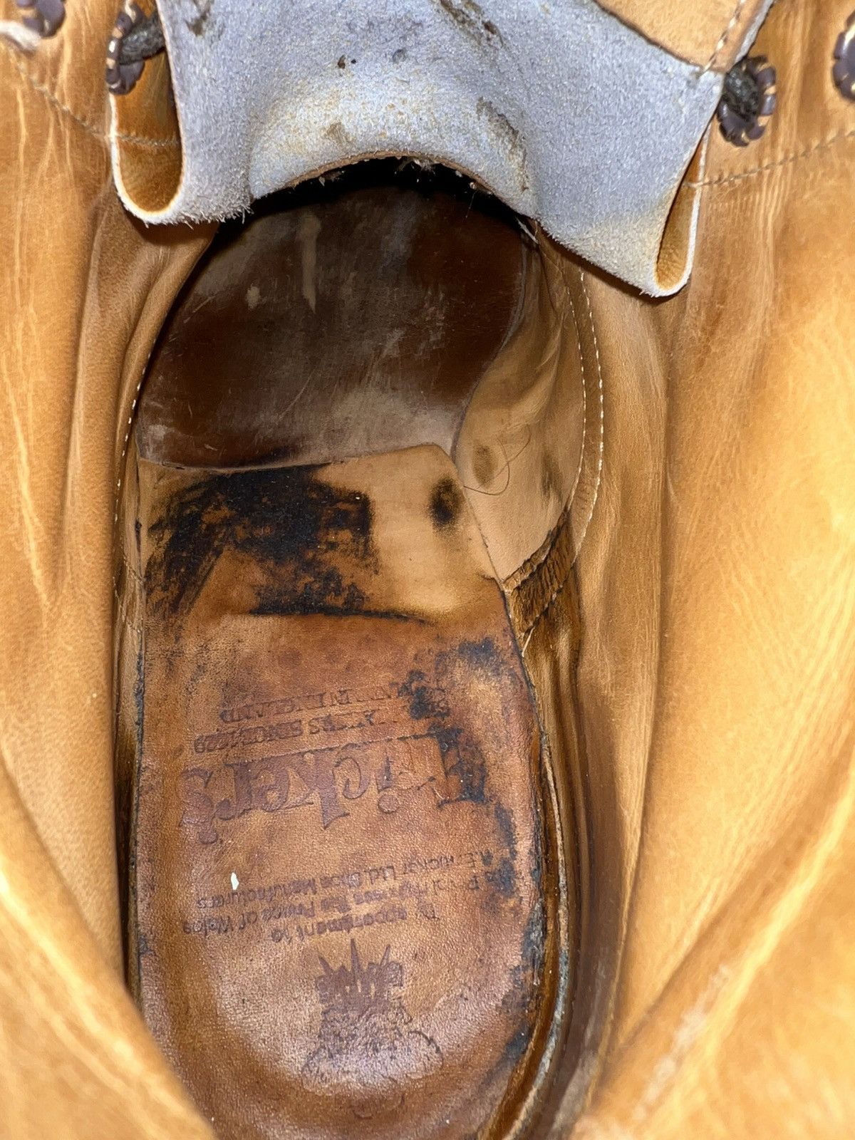 Tricker's VTG Trickers England Men's leather Boots Size US 7.5 / EU 40-41 - 14 Thumbnail