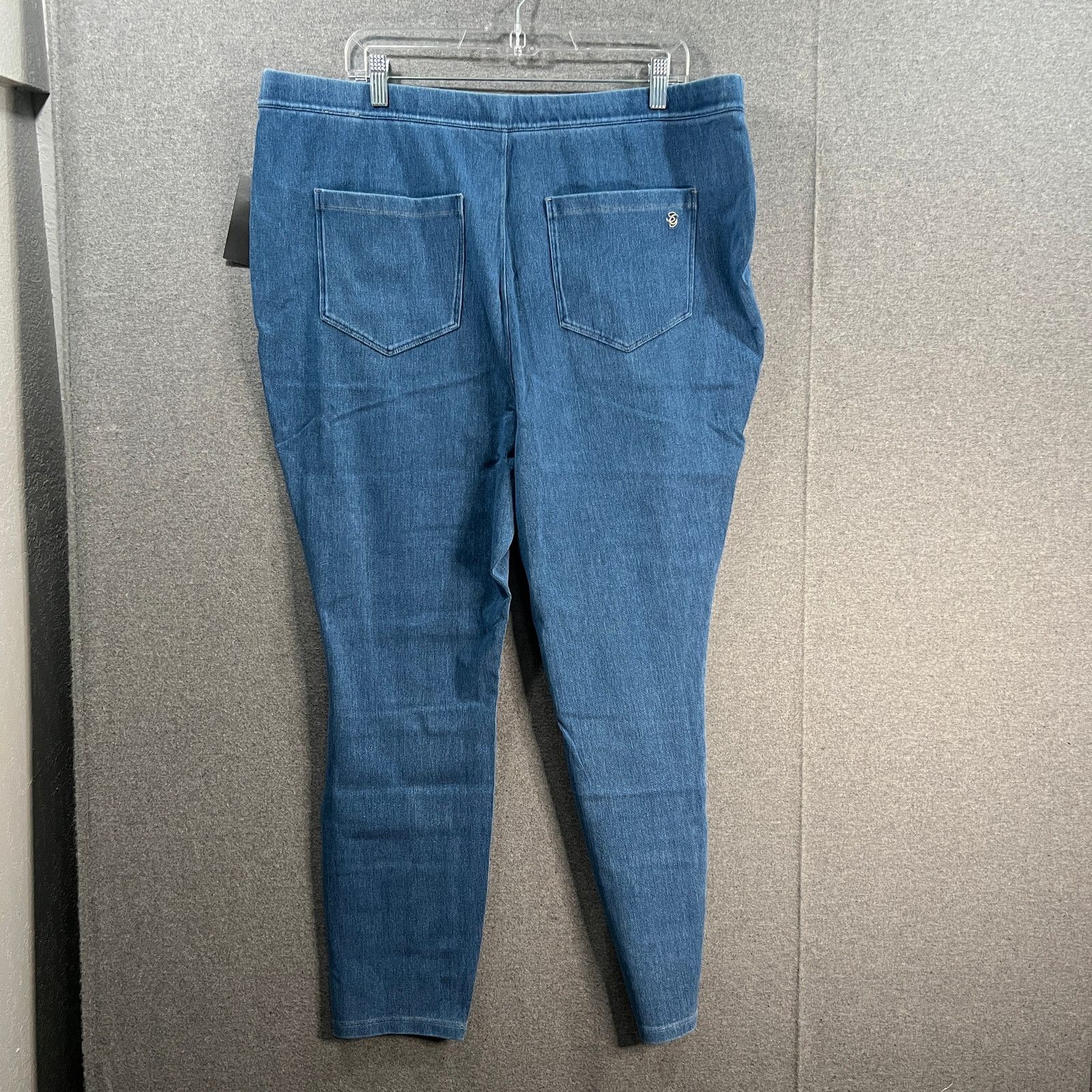 Other Susan Graver Regular Cool Touch Denim Pull-On Ankle Jean Size 22" - 2 Thumbnail