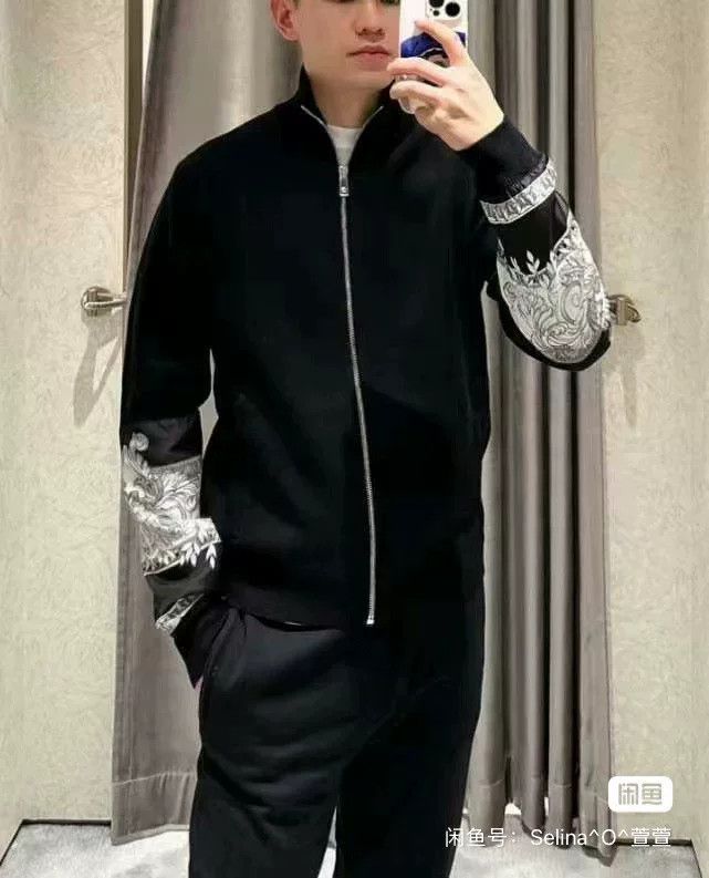 Versace Versace Men's Wool Cardigan Size US S / EU 44-46 / 1 - 1 Thumbnail