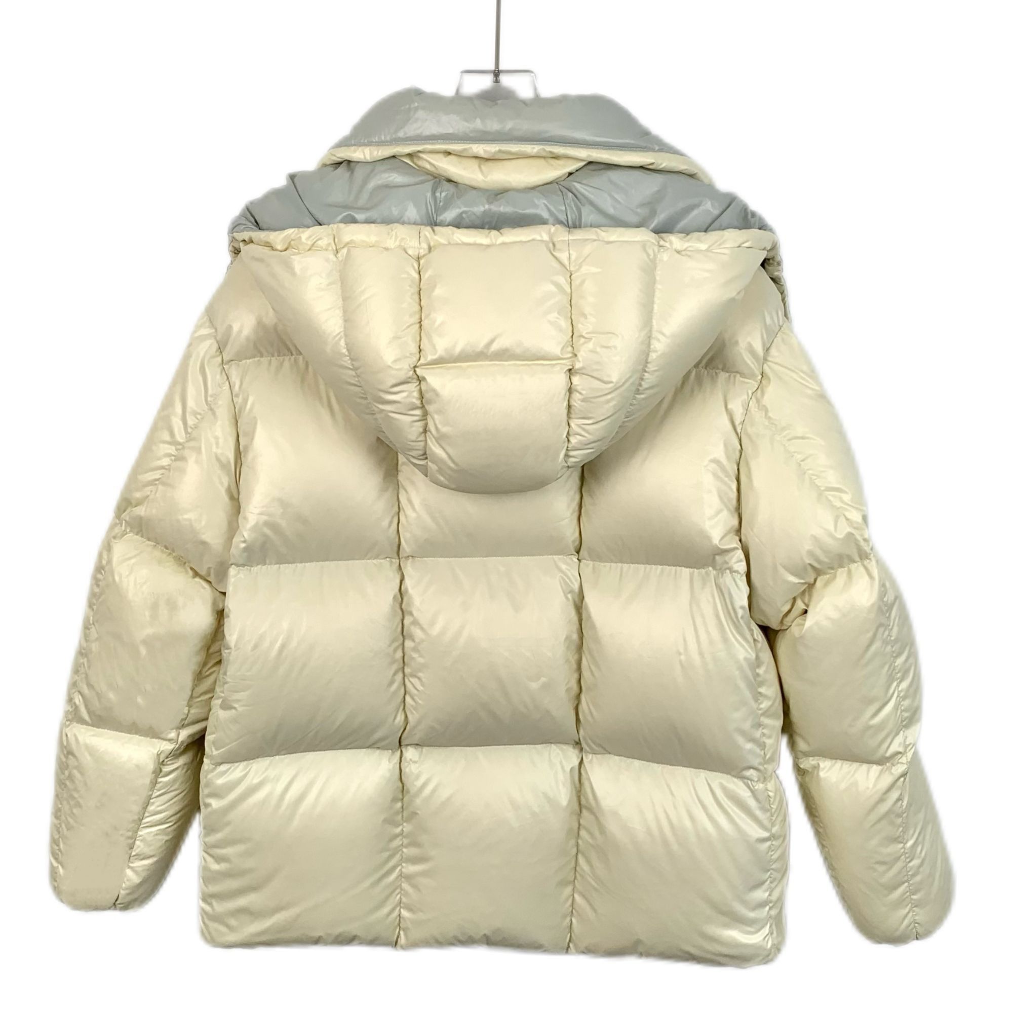 Moncler Moncler Womens Puffer Jacket Size 1 Cream With Hood & Zip Po Size M / US 6-8 / IT 42-44 - 2 Thumbnail