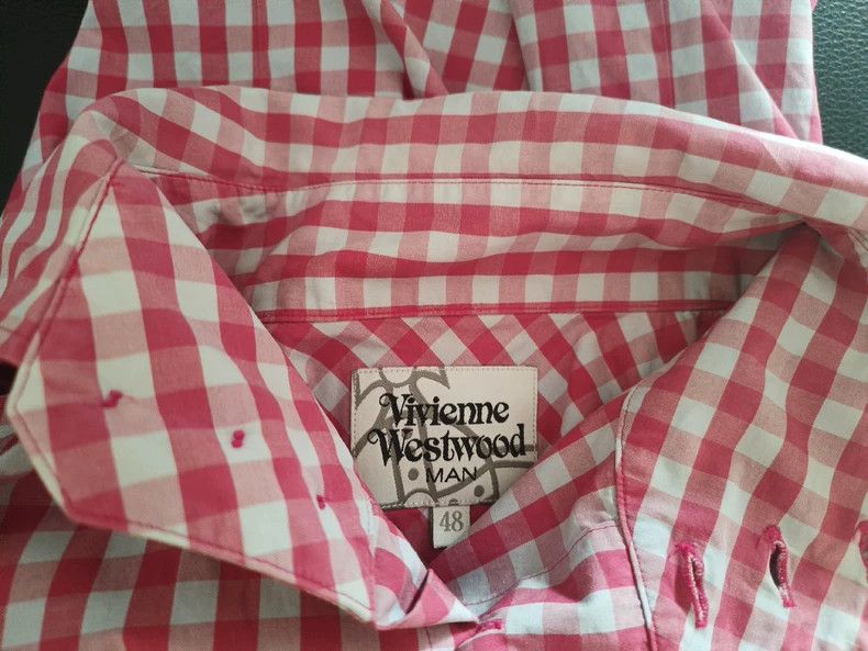 Vivienne Westwood Vivienne Westwood Red checkered short-sleeved shirt Size L / US 10 / IT 46 - 4 Thumbnail