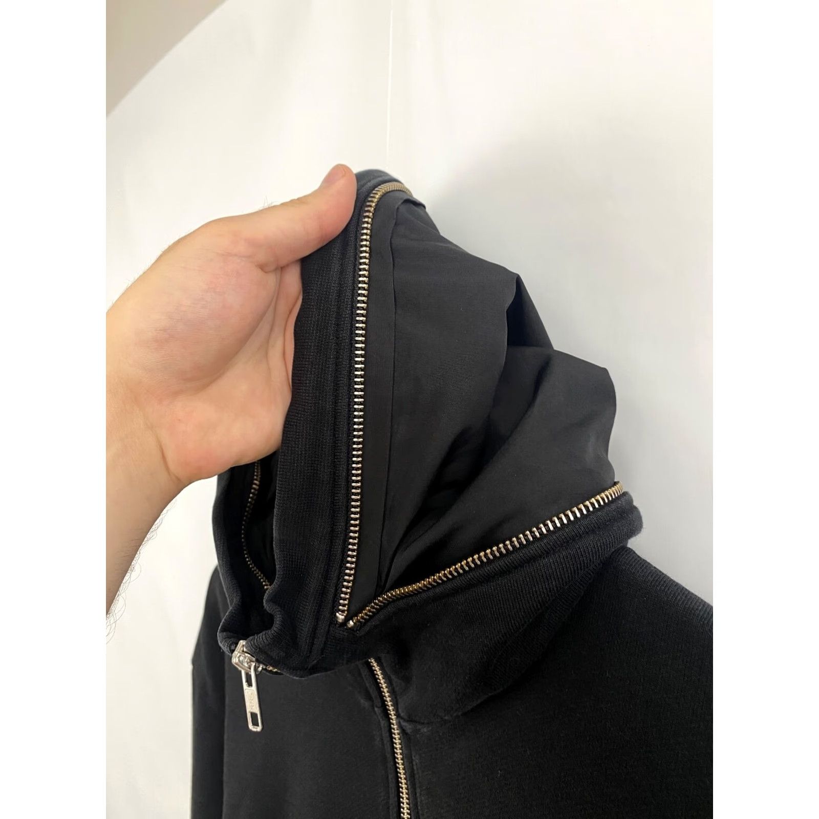 Alexander McQueen Alexander McQueen Hoodie Zipped Collar Black Y2K Retro Rare Size S Mens Size US S / EU 44-46 / 1 - 4 Thumbnail
