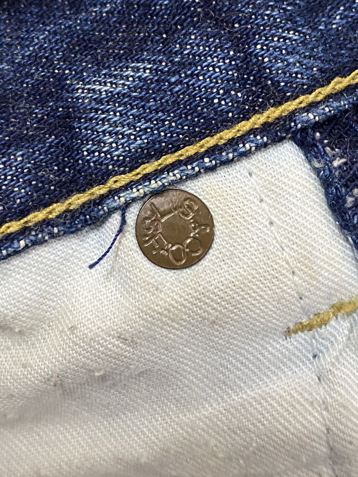 Levi's Vintage Clothing Japan Vintage Levis 503B 90’s Big E Selvedge Short Jeans Size US 31 - 7 Thumbnail