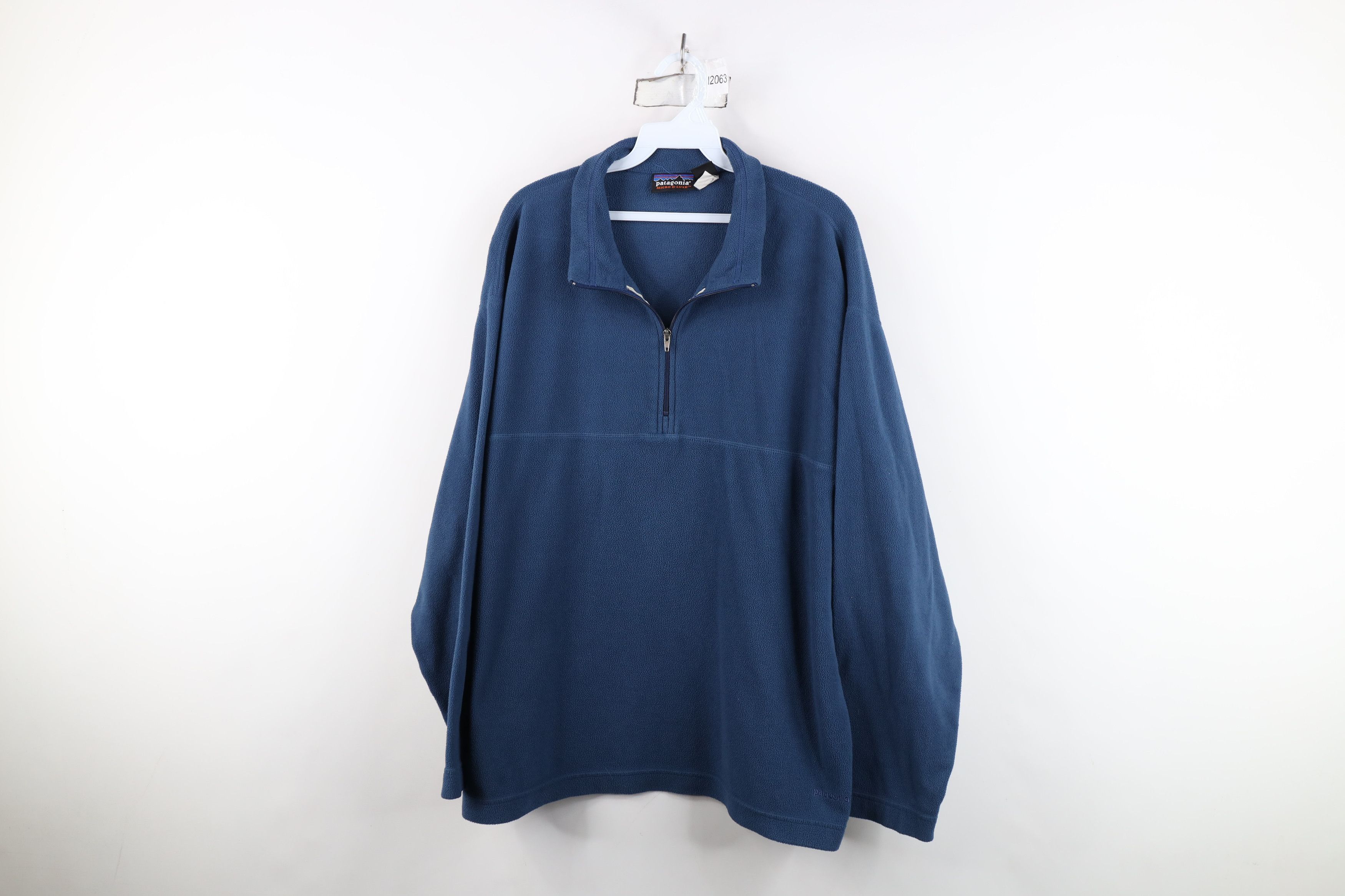 Patagonia Vintage 90s Patagonia Micro D-Luxe Half Zip Fleece Sweater Size US L / EU 52-54 / 3 - 1 Thumbnail
