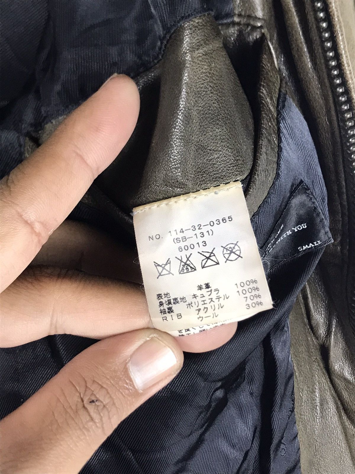 Ships Jet Blue ⚡️Vintage Ships Jet Blue Distressed Leather Jacket Size US S / EU 44-46 / 1 - 13 Thumbnail