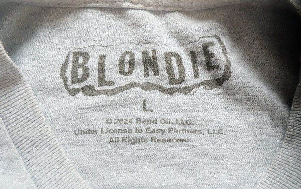 Band Tees Blondie 2024s Band T-Shirt Size US L / EU 52-54 / 3 - 4 Thumbnail