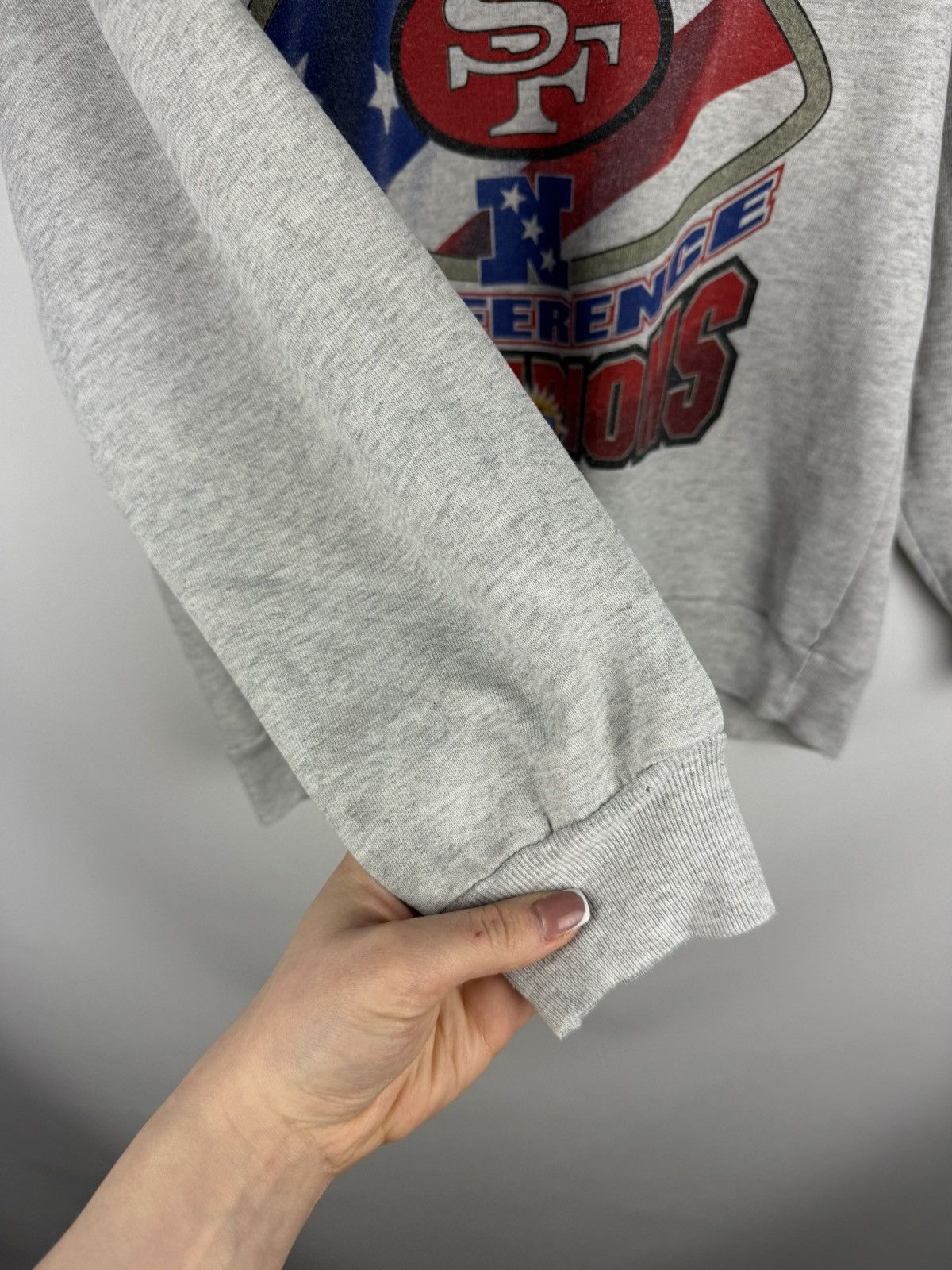 Starter × Vintage VTG Starter 49ers San Francisco 1995 Sweatshirt Pullover Size US M / EU 48-50 / 2 - 10 Thumbnail