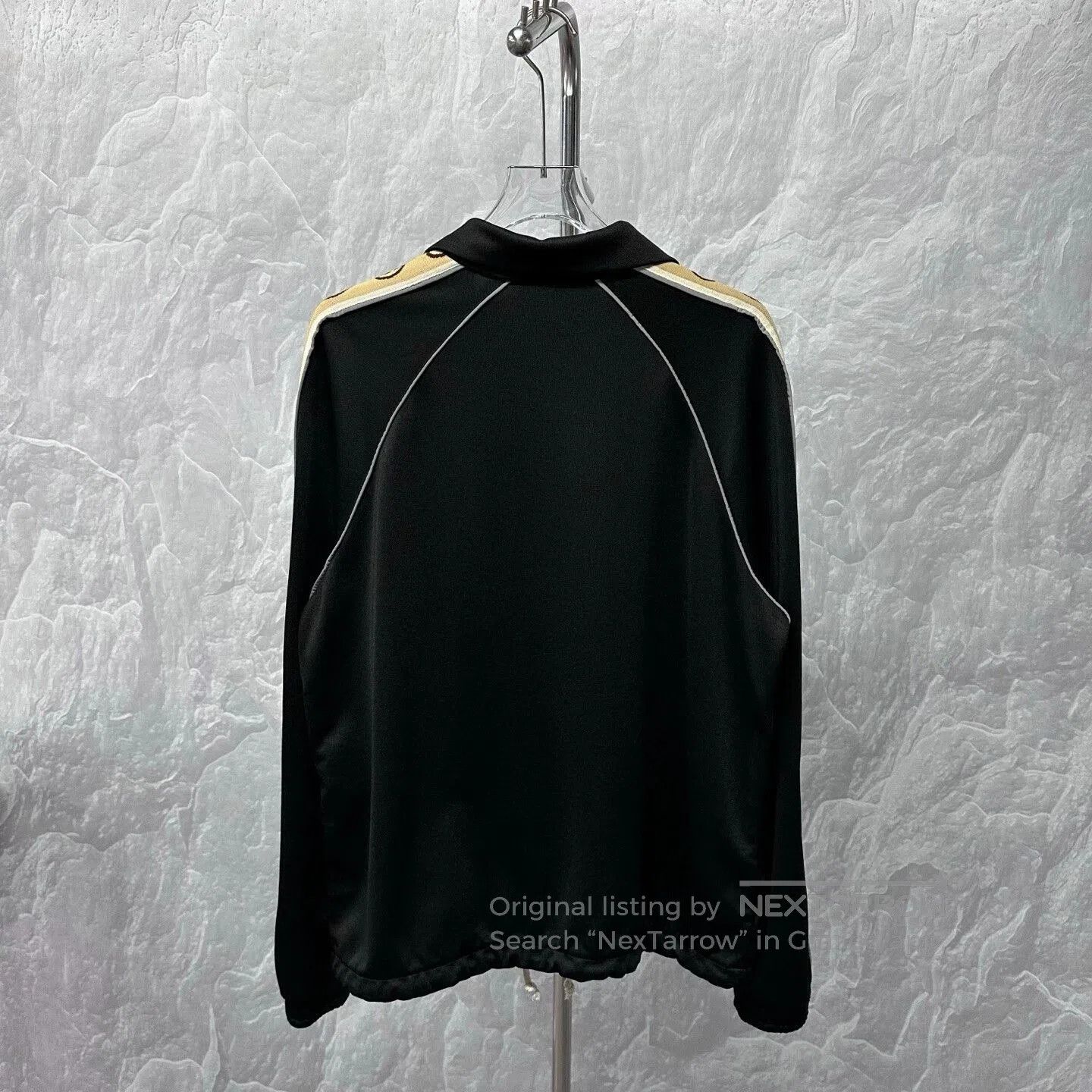 Gucci gucci black zip-up jacket with logo band. Size US L / EU 52-54 / 3 - 4 Thumbnail