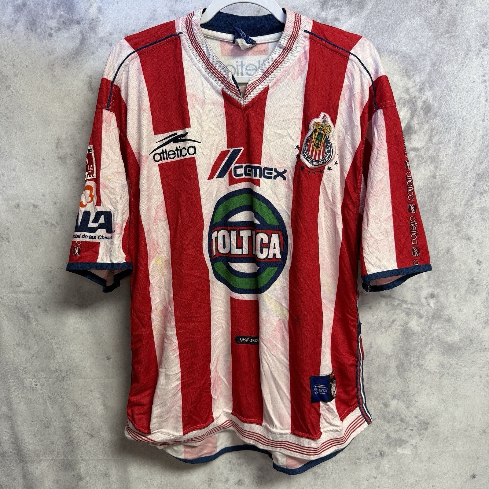 Vintage Vintage Chivas de Guadalajara Mens Soccer Jersey Athletica Size US XL / EU 56 / 4 - 1 Thumbnail