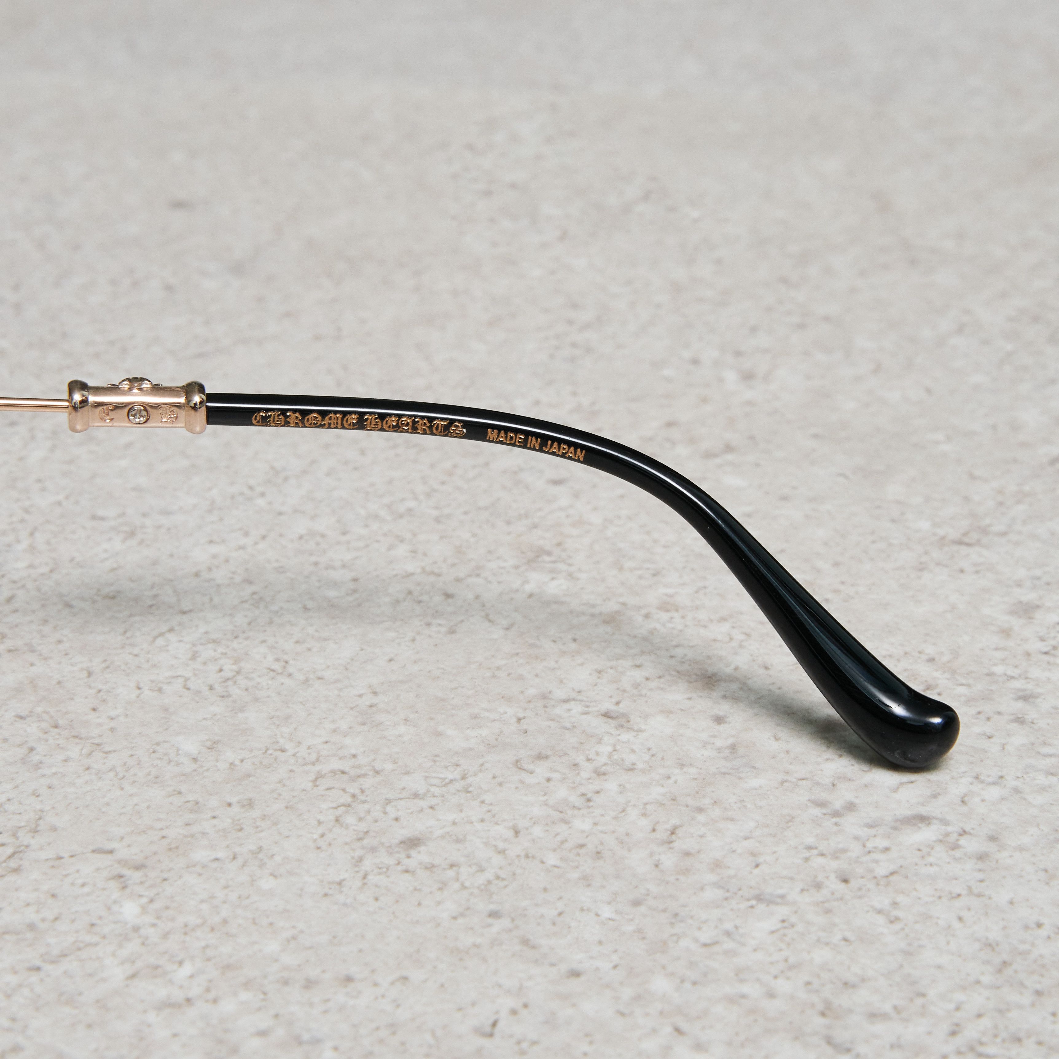 Chrome Hearts CHROME HEARTS BUBBA - A MATTE BLACK/GOLD PLATED Size ONE SIZE - 4 Thumbnail