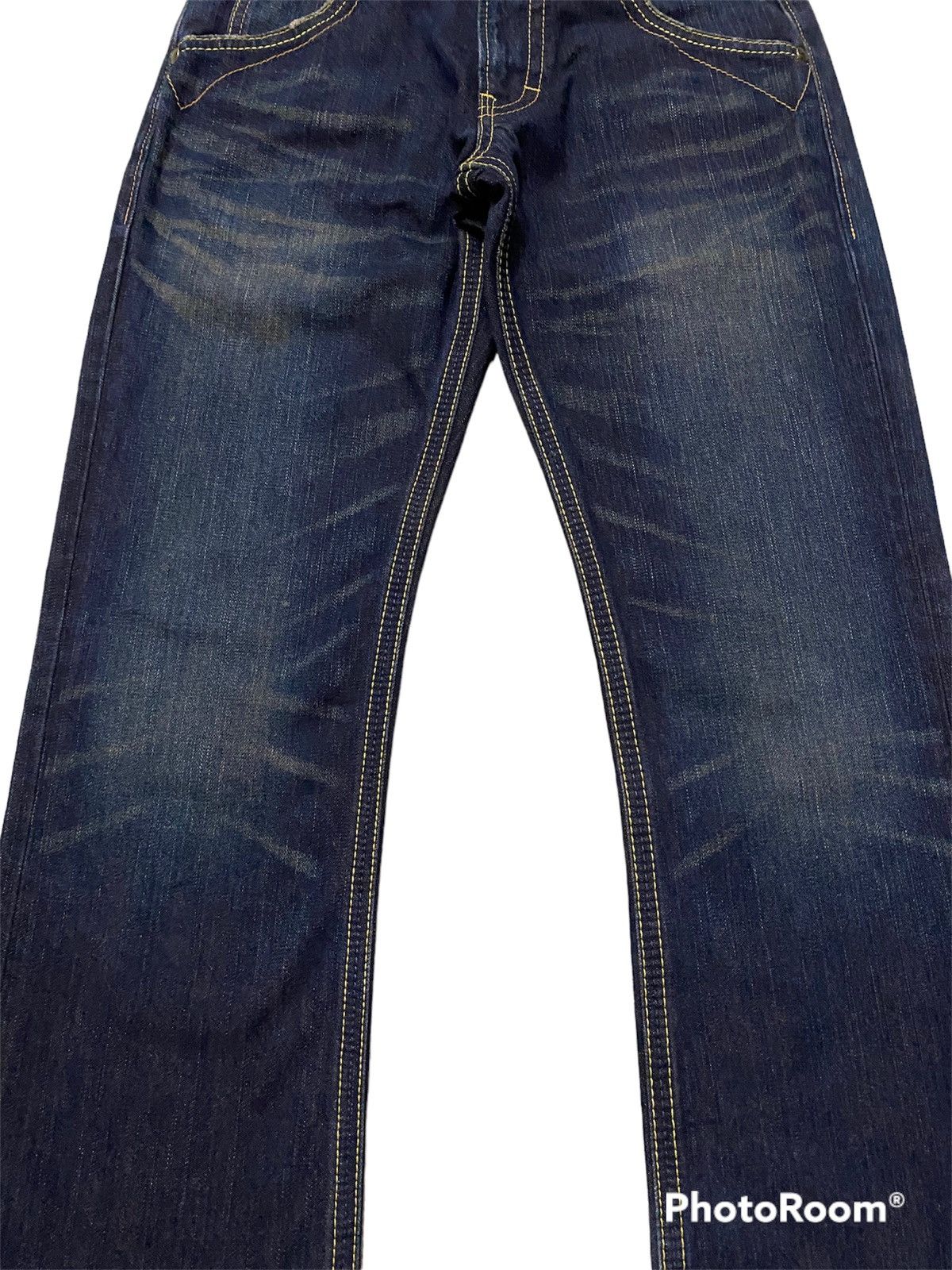 If Six Was Nine × Tornado Mart × Wrangler Flare Jeans Wrangler Gold Thread Western Denim Flared Size US 29 - 10 Thumbnail